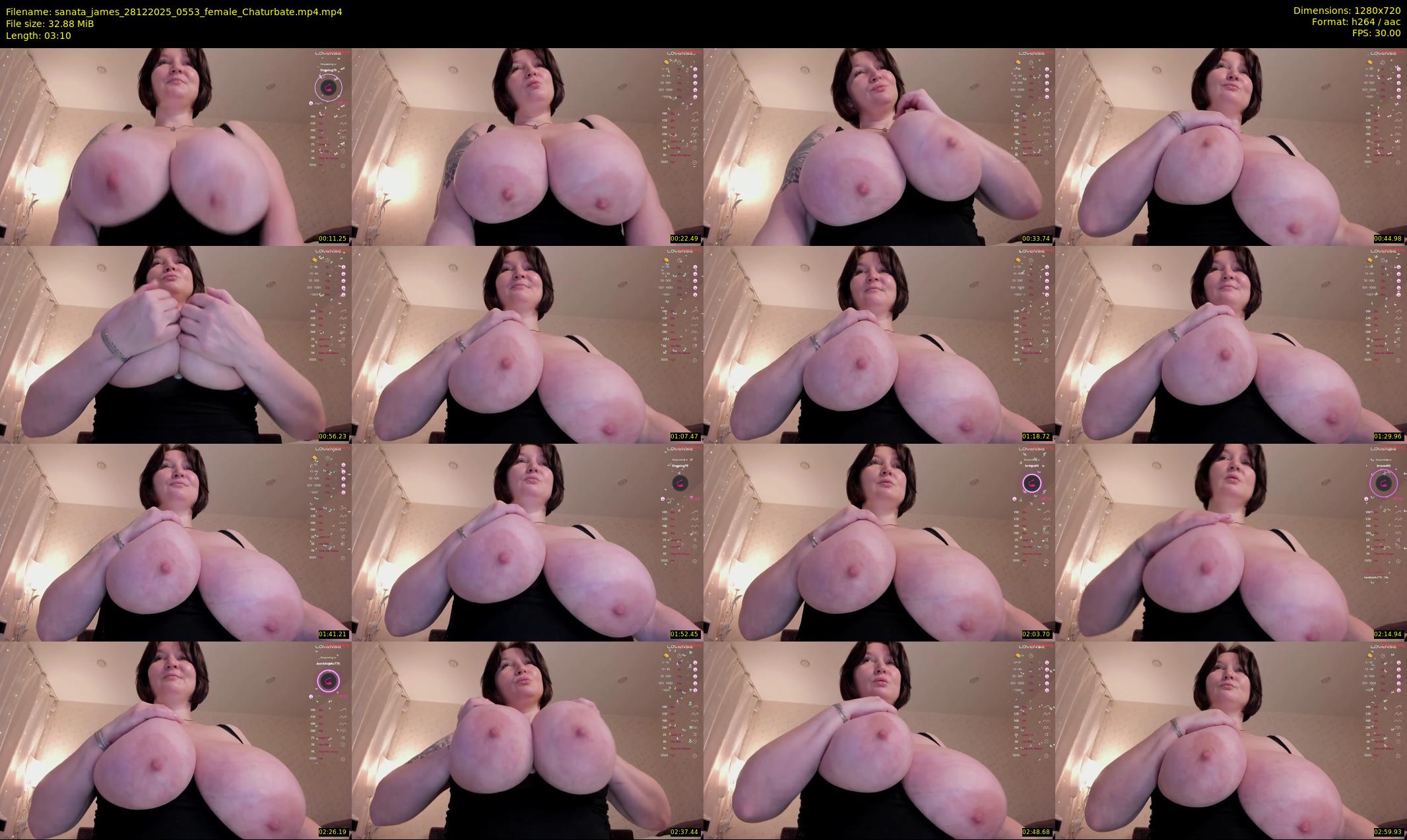 sanata_james — 4 minute Chaturbate female cam show recording, 720p, Dec 28, 2025