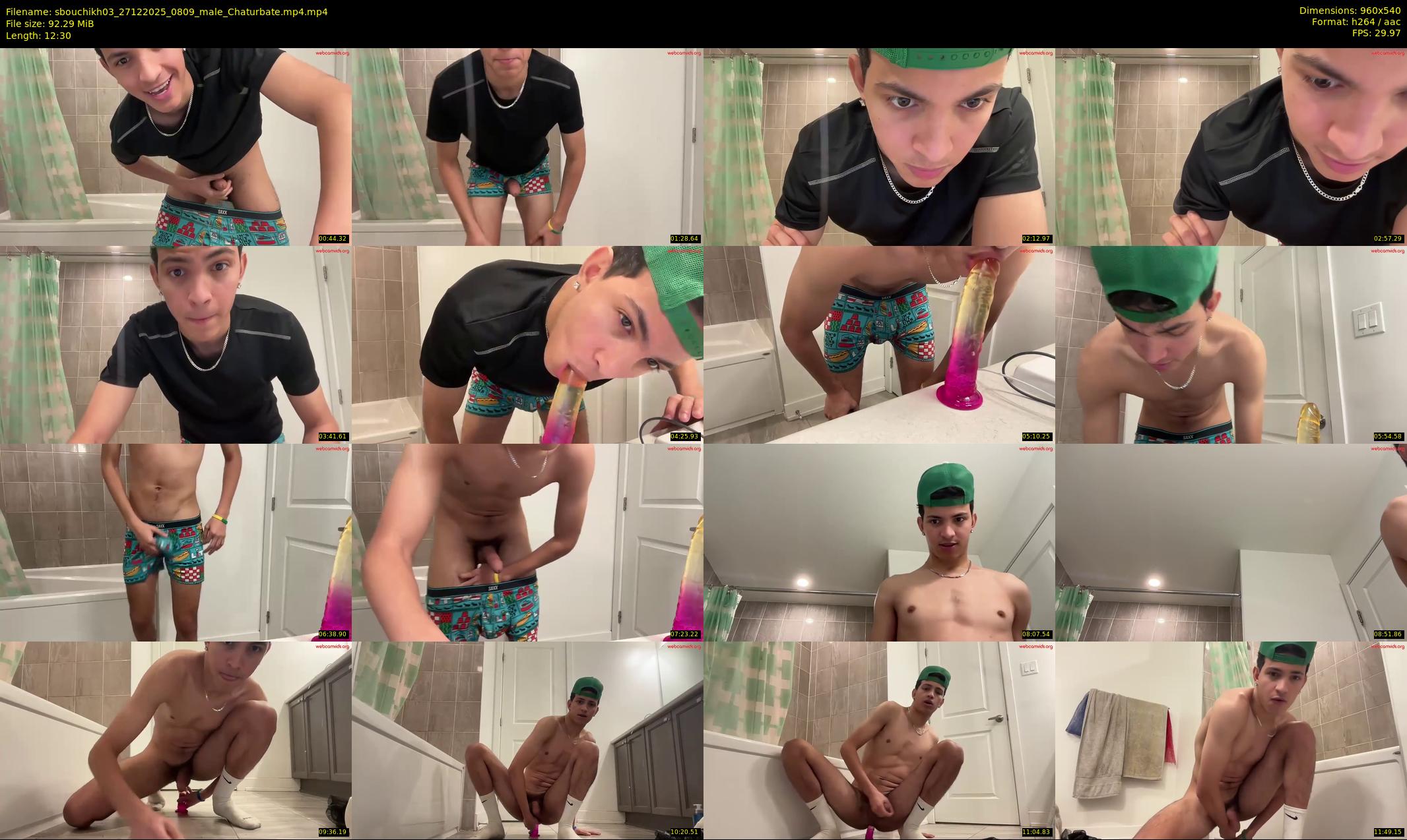 sbouchikh03 — 13 minute Chaturbate male cam show recording, 480p, Dec 27, 2025