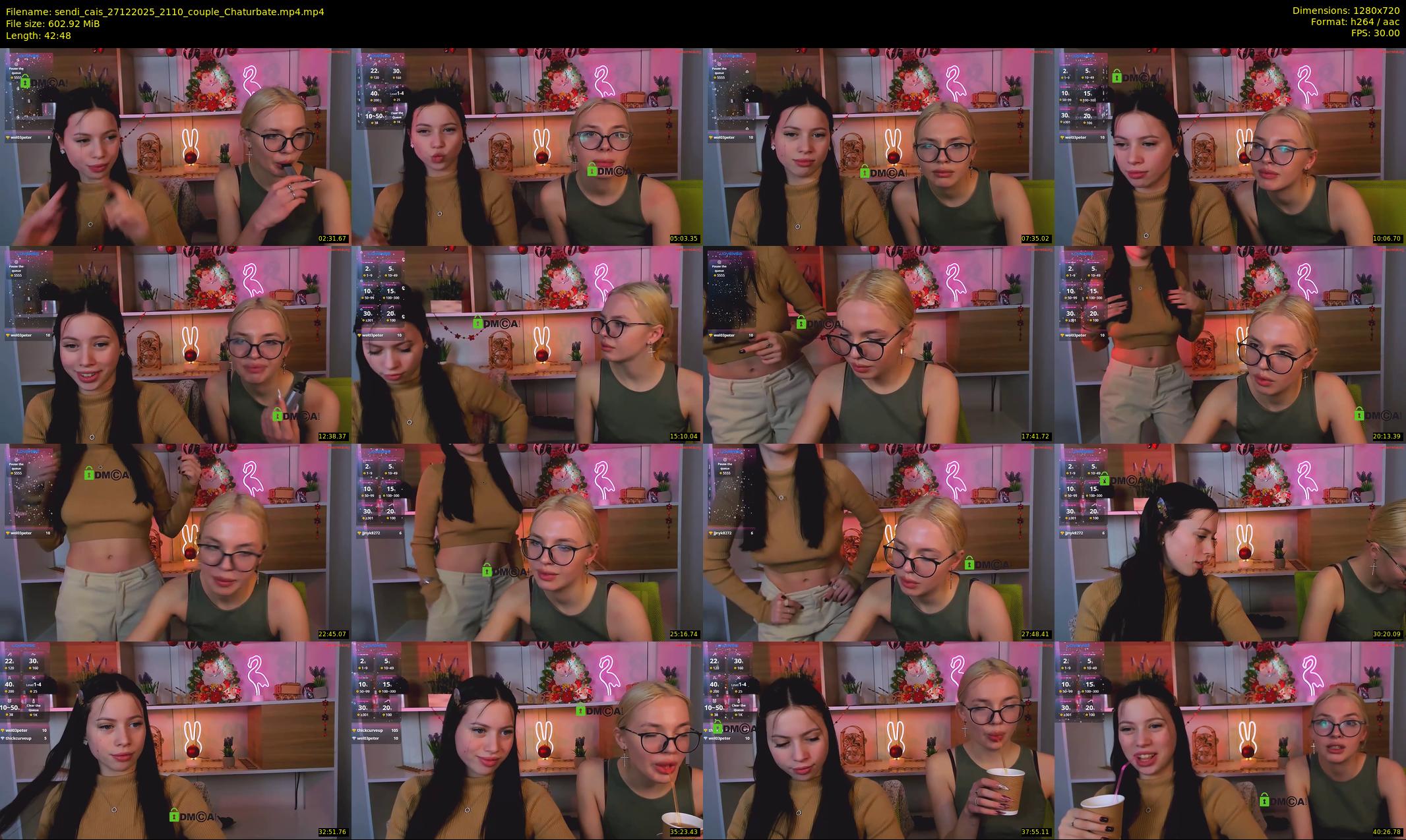 sendi_cais — 43 minute Chaturbate female cam show recording, 720p, Dec 27, 2025