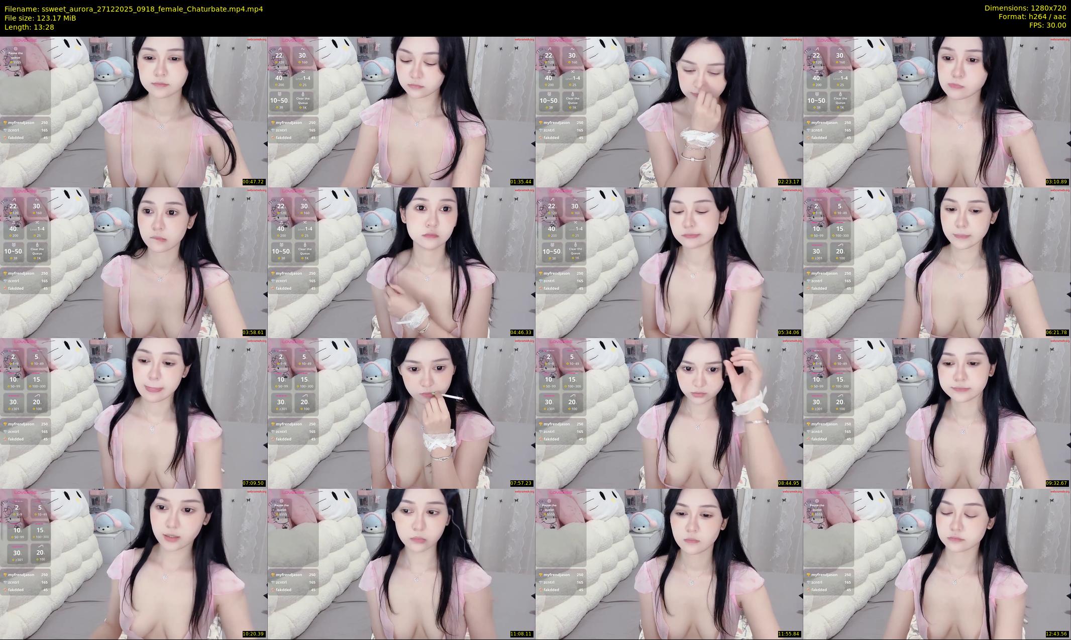 ssweet_aurora — 14 minute Chaturbate female cam show recording, 720p, Dec 27, 2025
