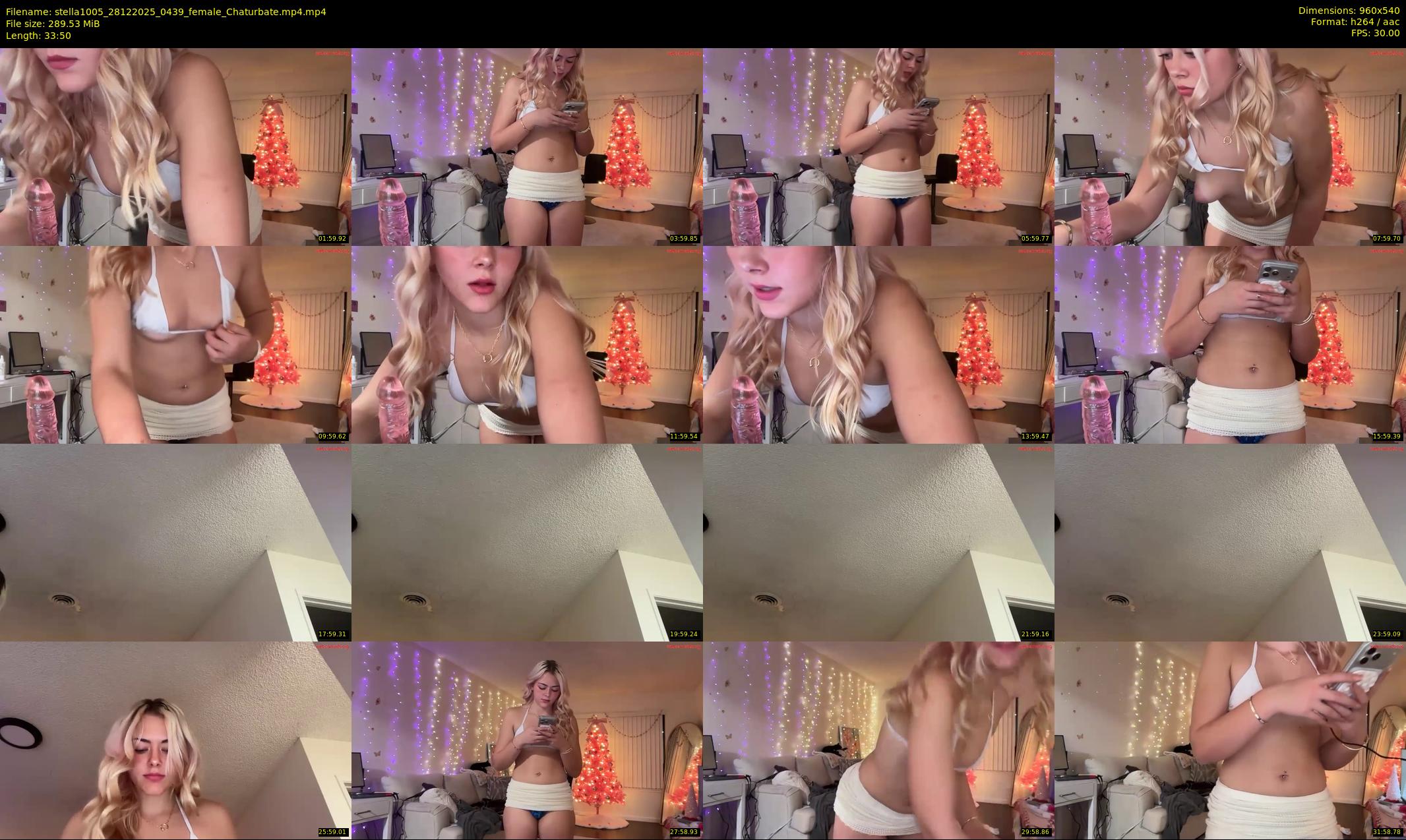 stella1005 — 34 minute Chaturbate female cam show recording, 480p, Dec 28, 2025