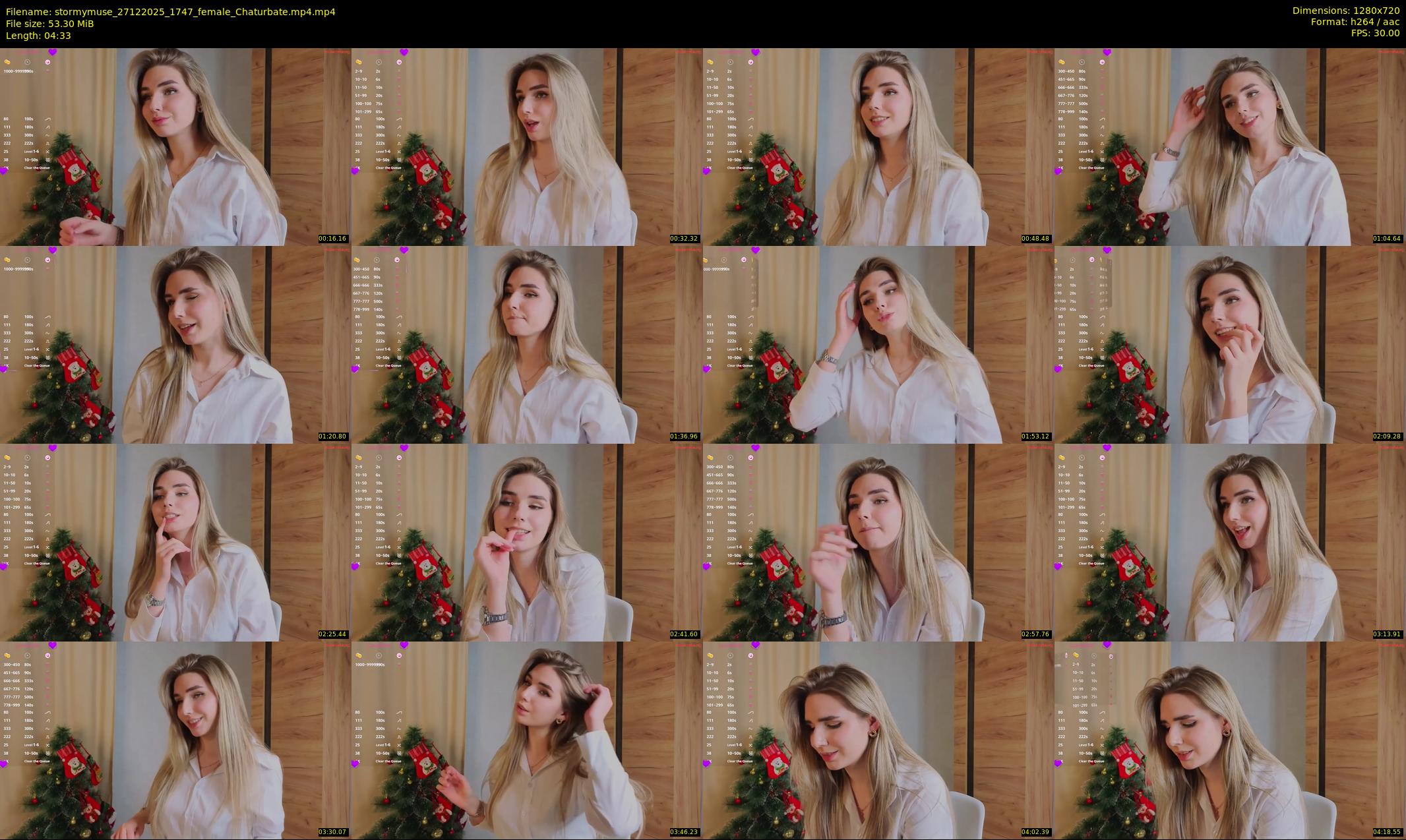 stormymuse — 5 minute Chaturbate female cam show recording, 720p, Dec 27, 2025