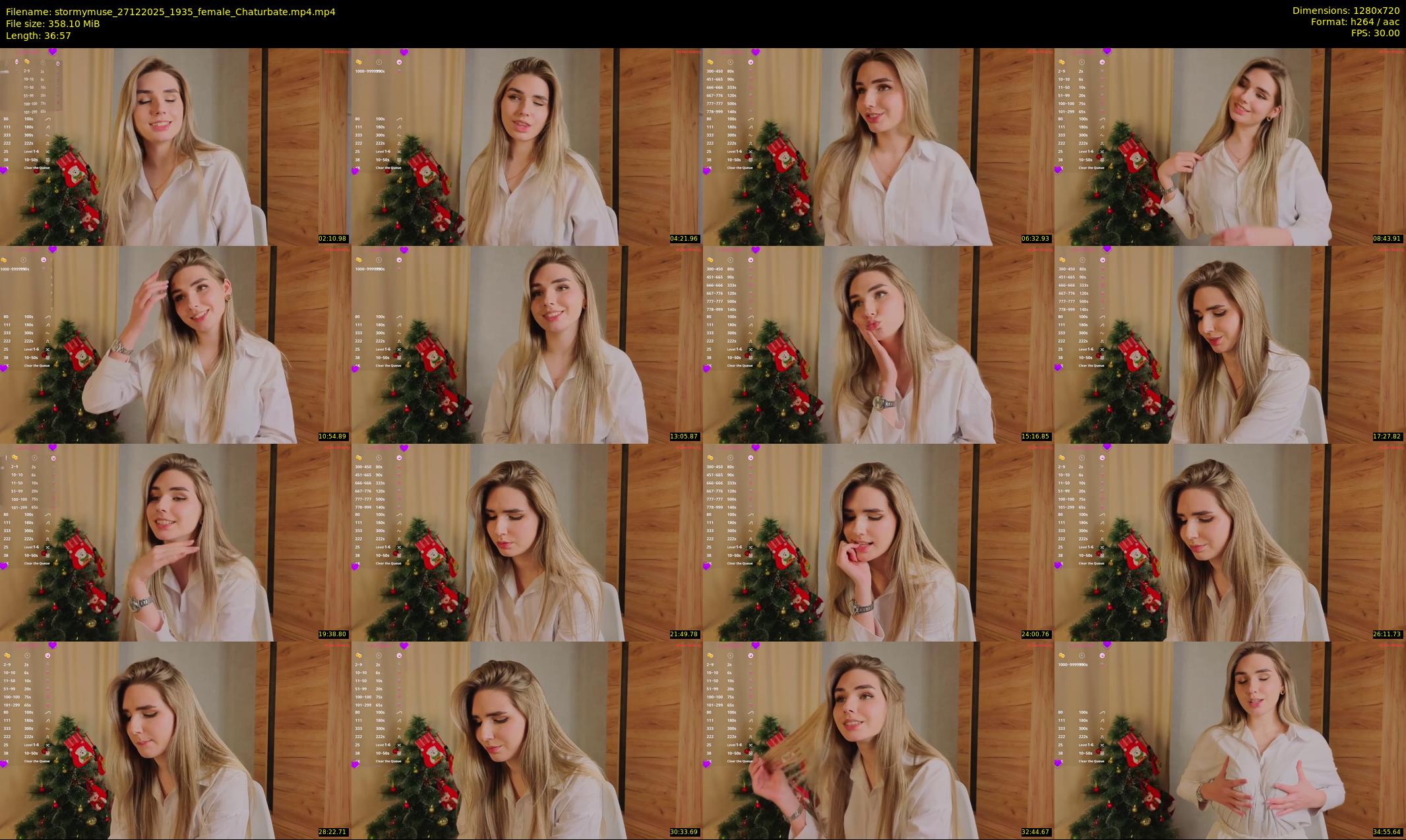 stormymuse — 37 minute Chaturbate female cam show recording, 720p, Dec 27, 2025