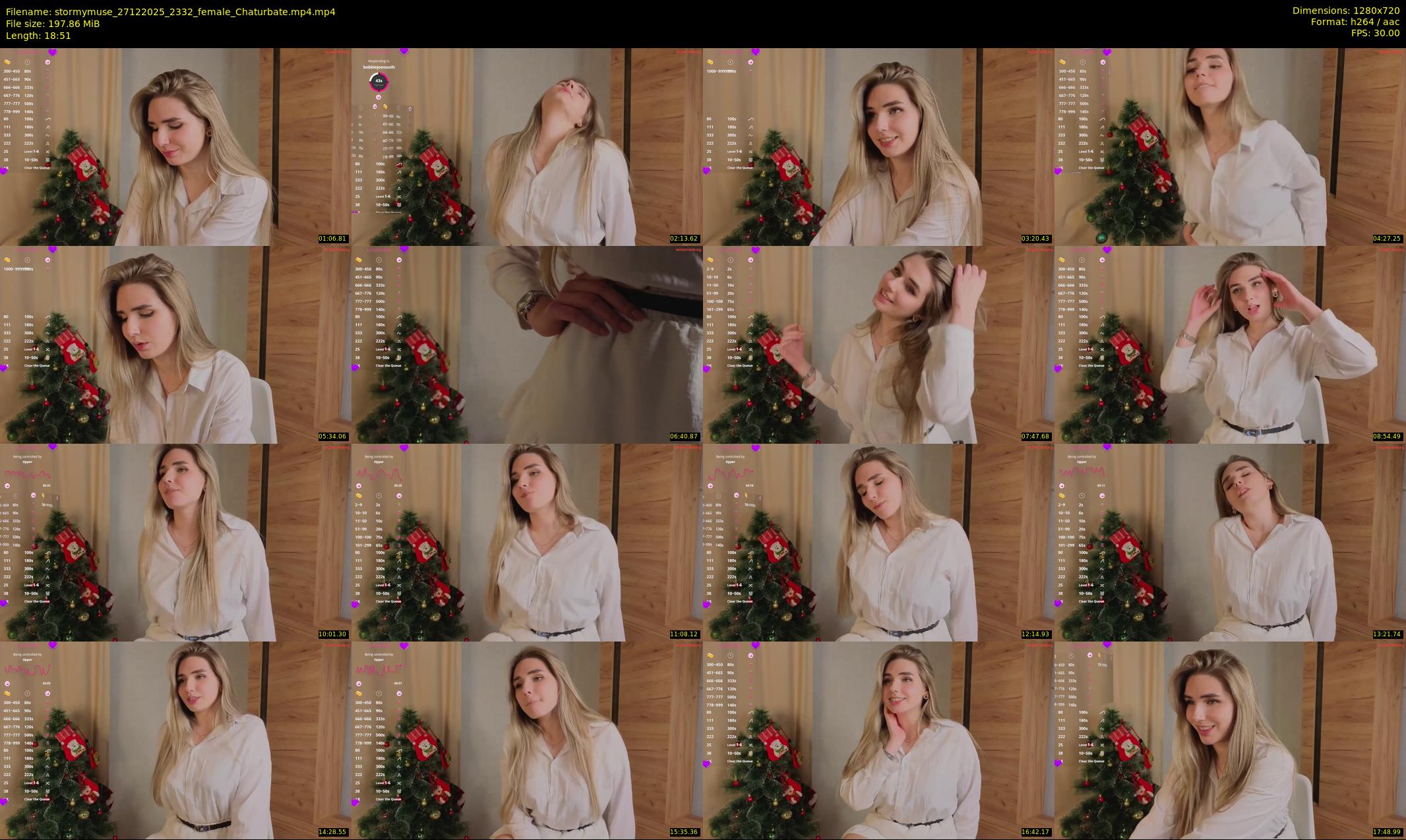 stormymuse — 19 minute Chaturbate female cam show recording, 720p, Dec 27, 2025