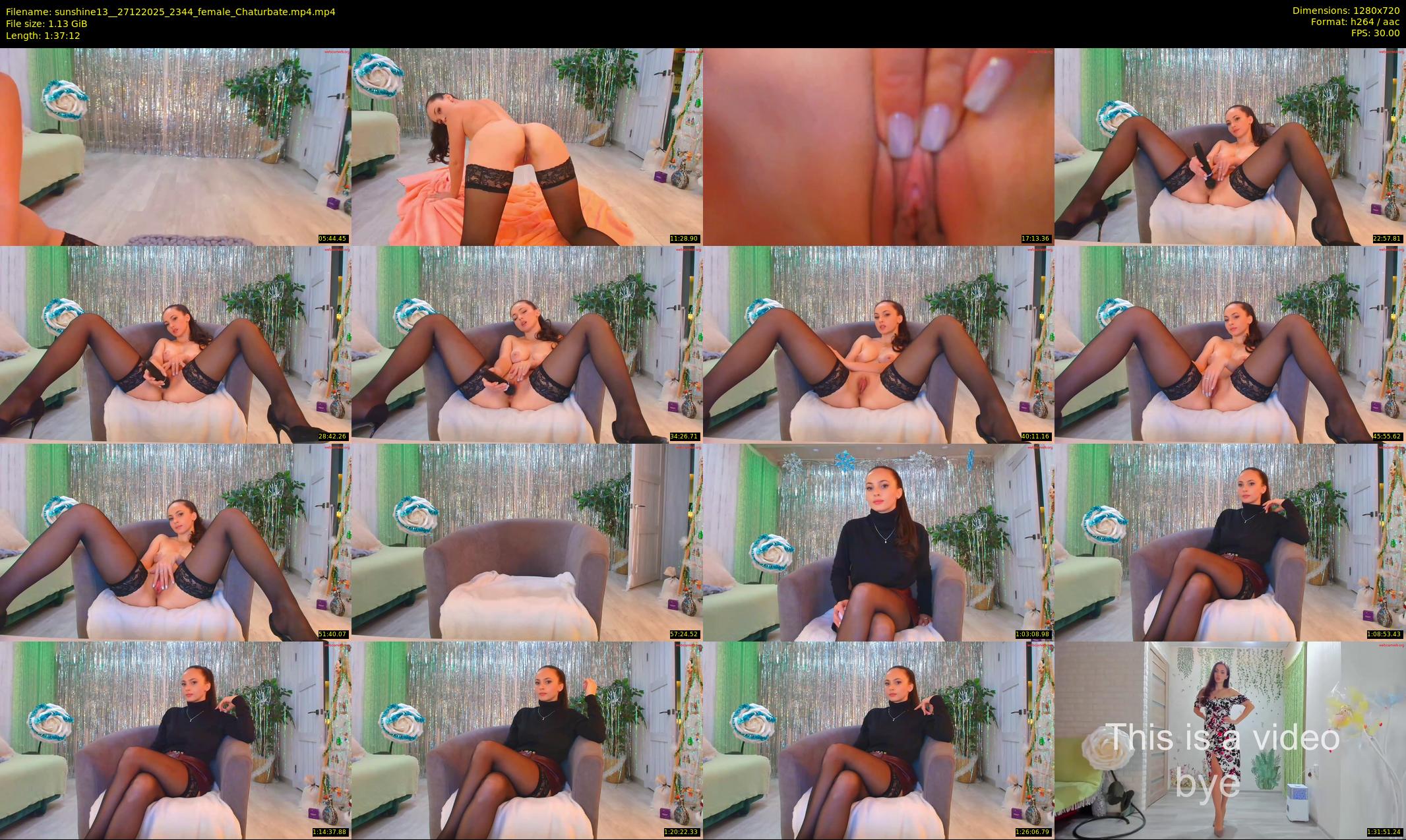 sunshine13_ — 98 minute Chaturbate female cam show recording, 720p, Dec 27, 2025