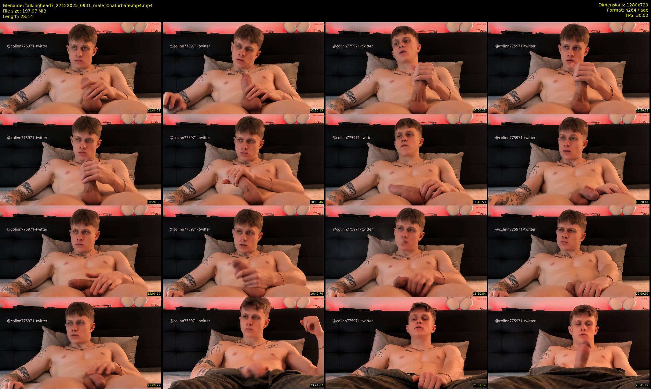 talkinghead7 — 29 minute Chaturbate male cam show recording, 720p, Dec 27, 2025