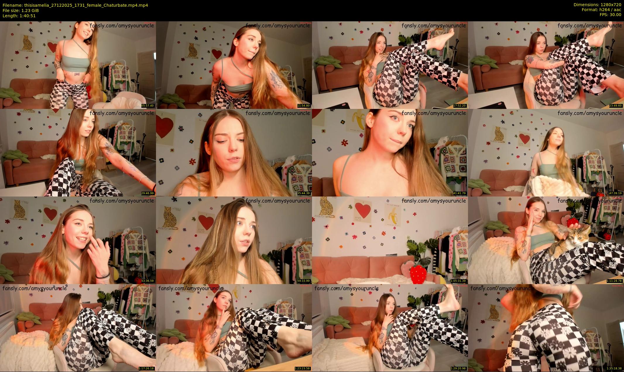 thisisamelia — 101 minute Chaturbate female cam show recording, 720p, Dec 27, 2025