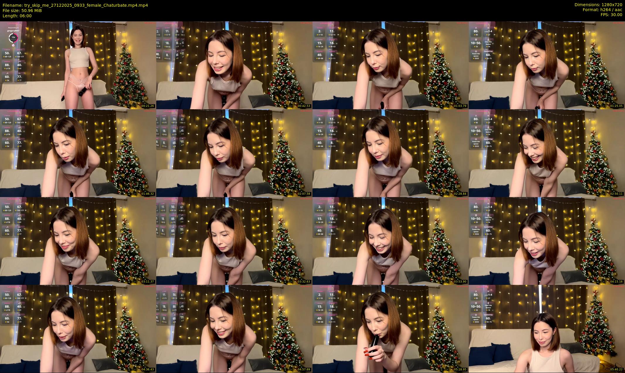 try_skip_me — 6 minute Chaturbate female cam show recording, 720p, Dec 27, 2025