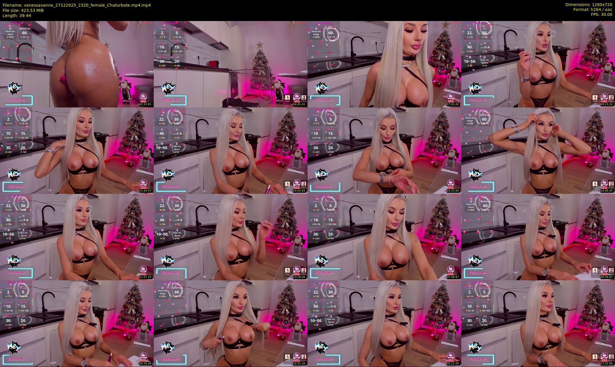 vanessavanne — 40 minute Chaturbate female cam show recording, 720p, Dec 27, 2025