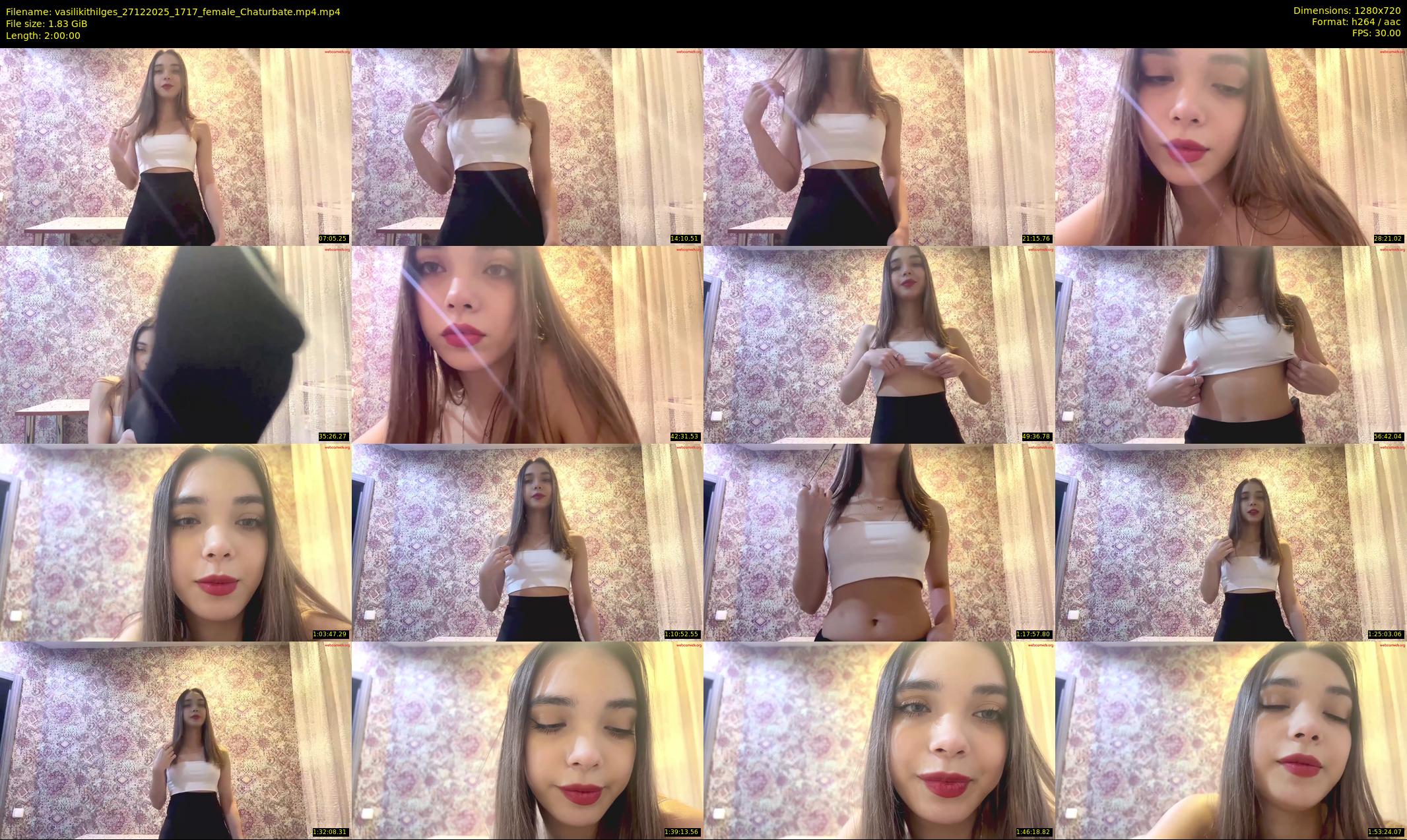 vasilikithilges — 120 minute Chaturbate female cam show recording, 720p, Dec 27, 2025