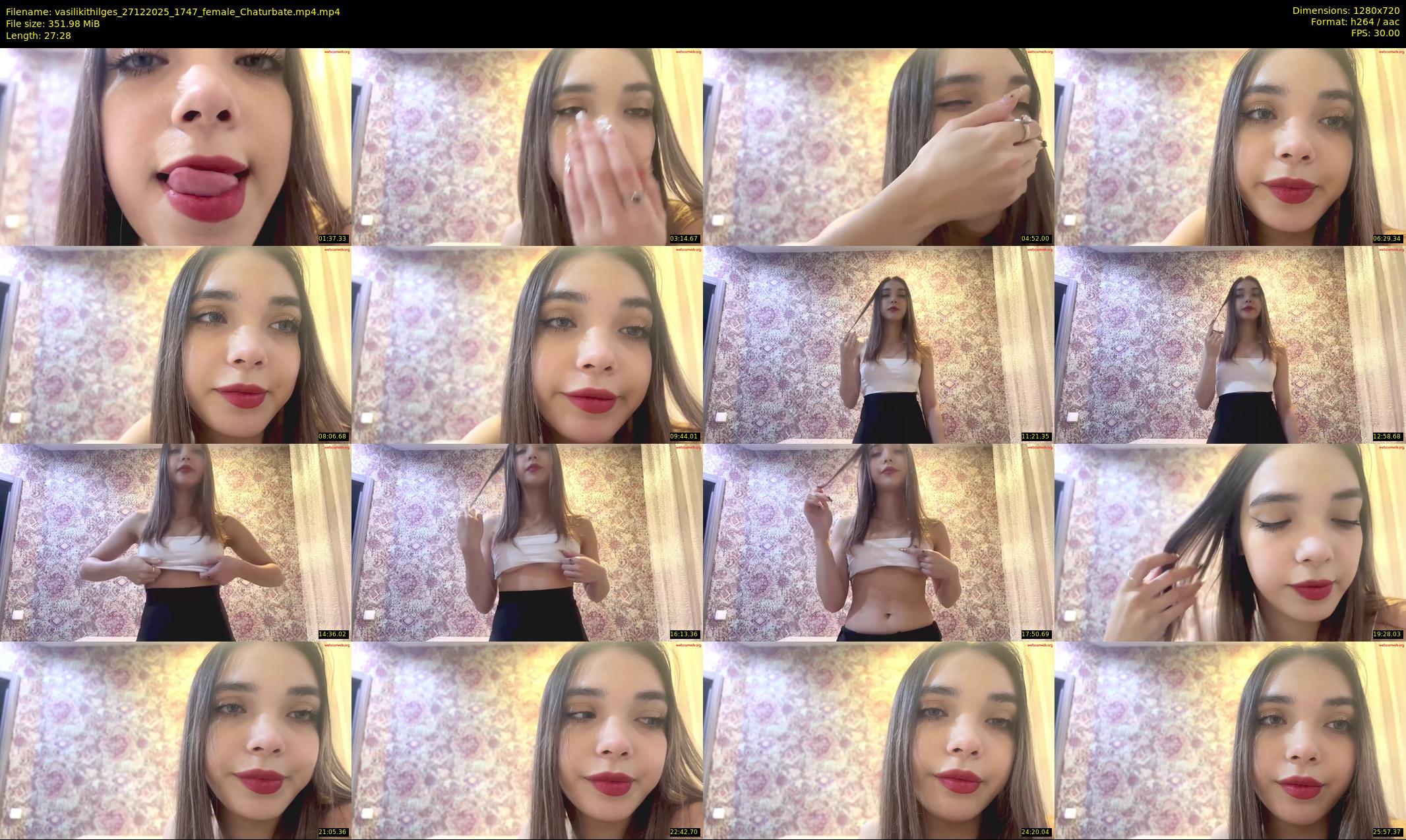 vasilikithilges — 28 minute Chaturbate female cam show recording, 720p, Dec 27, 2025