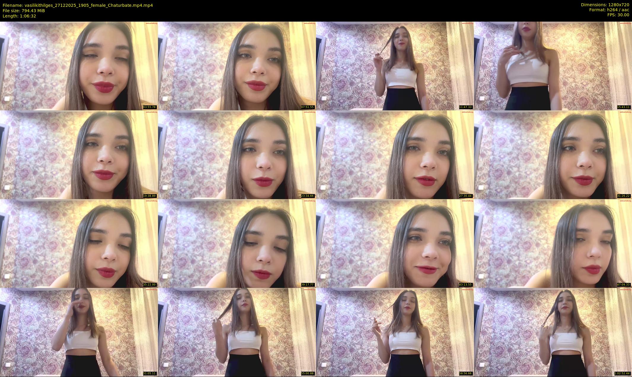vasilikithilges — 67 minute Chaturbate female cam show recording, 720p, Dec 27, 2025