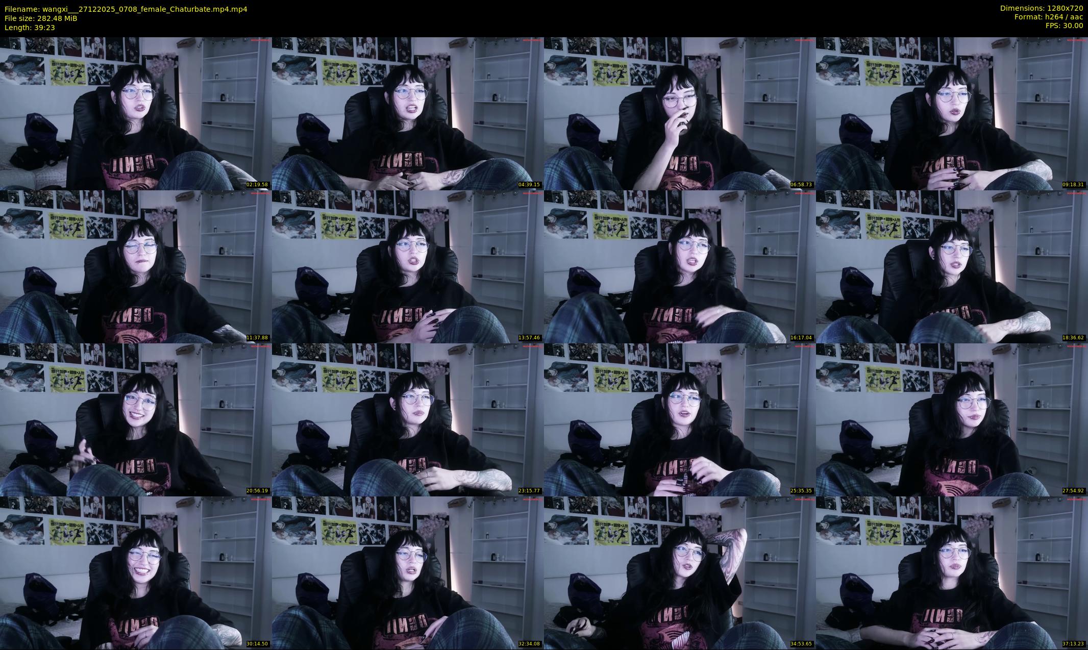 wangxi__ — 40 minute Chaturbate female cam show recording, 720p, Dec 27, 2025