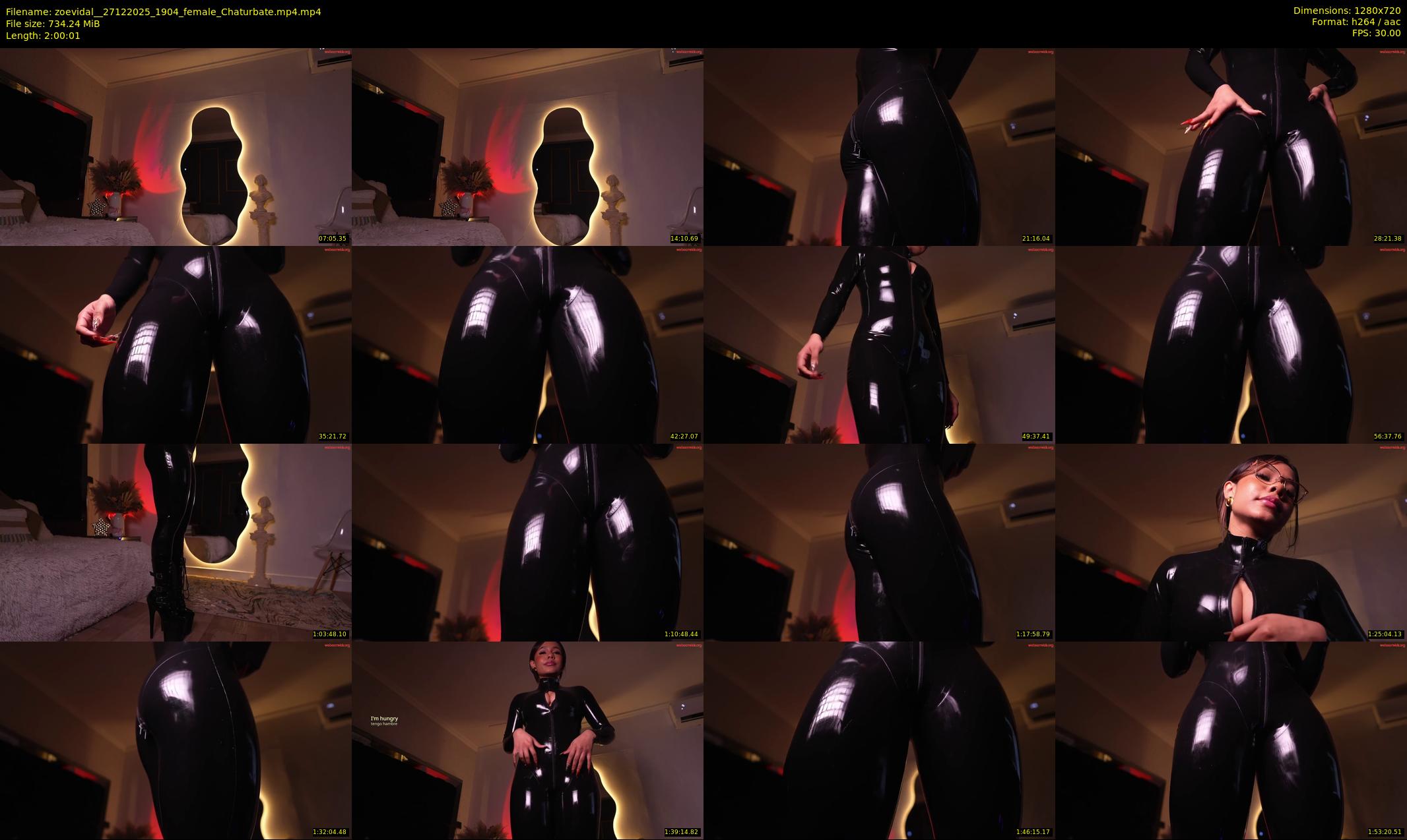 zoevidal_ — 121 minute Chaturbate female cam show recording, 720p, Dec 27, 2025