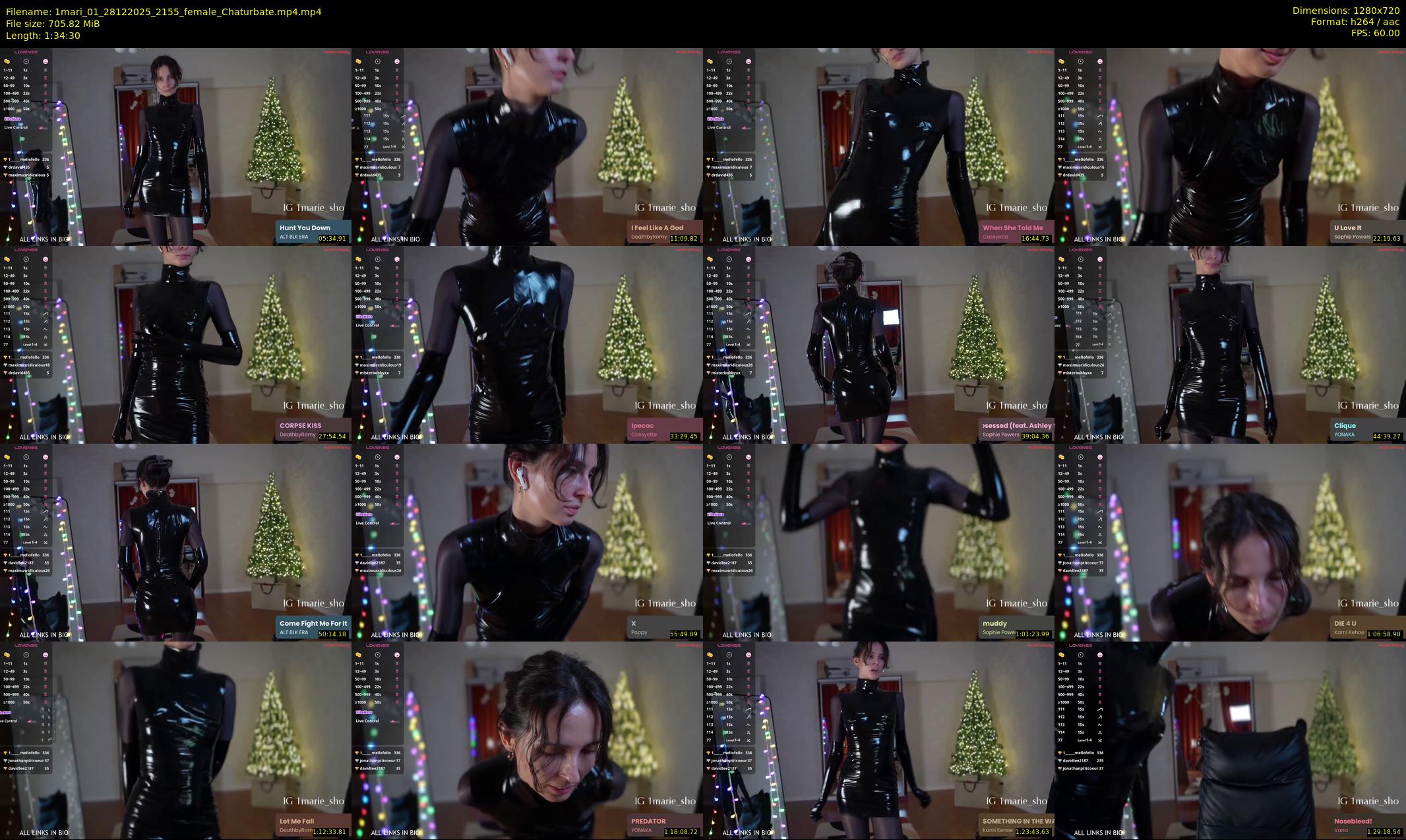 1mari_01 — 95 minute Chaturbate female cam show recording, 720p, Dec 28, 2025