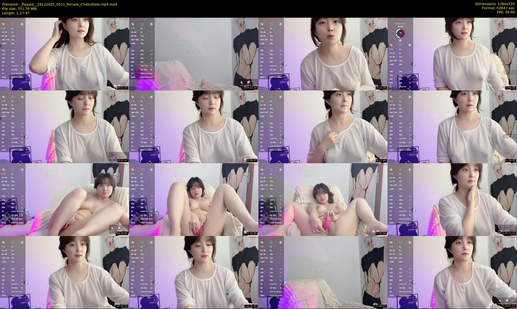 _flipped_ — 88 minute Chaturbate female cam show recording, 720p, Dec 29, 2025