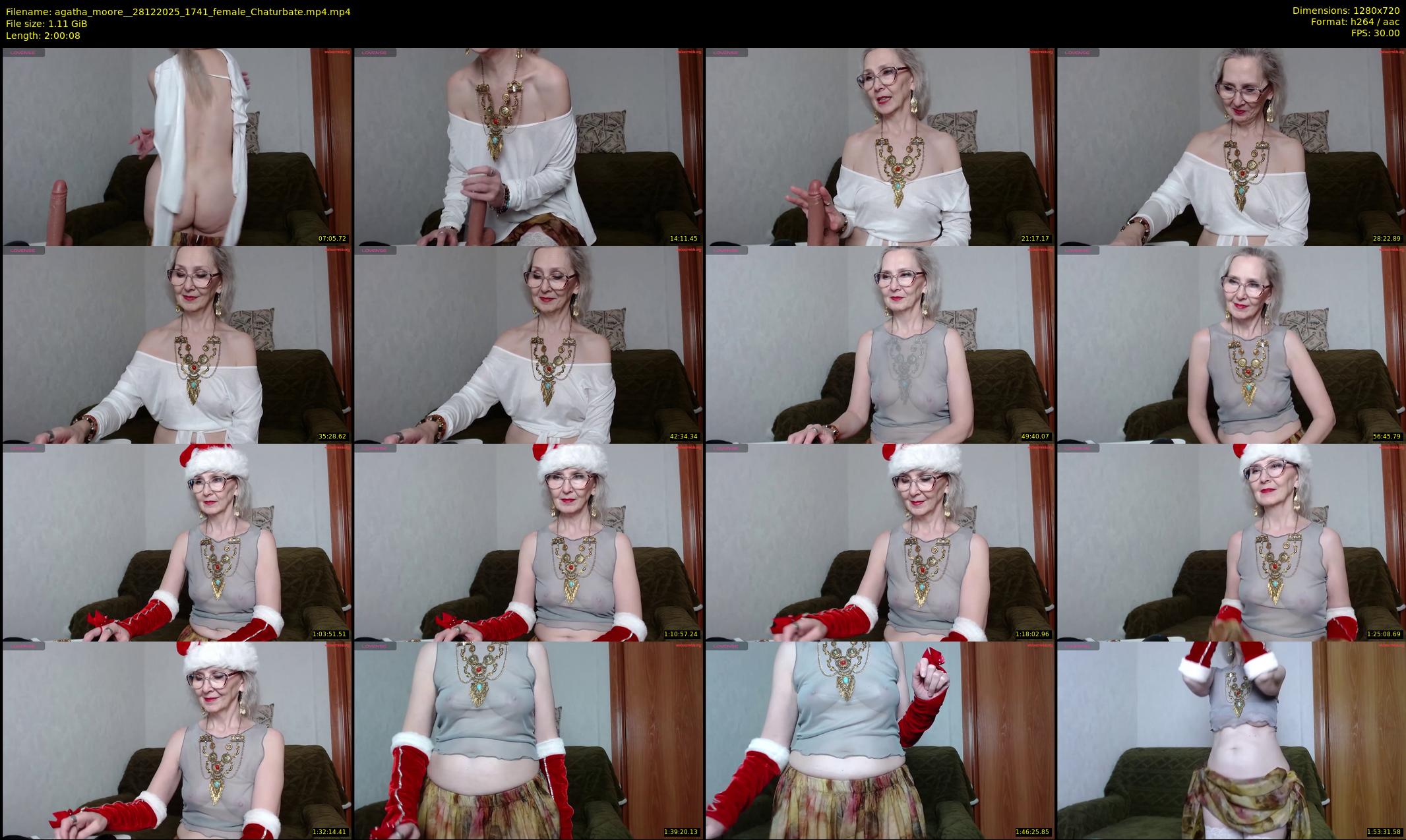 agatha_moore_ — 121 minute Chaturbate female cam show recording, 720p, Dec 28, 2025