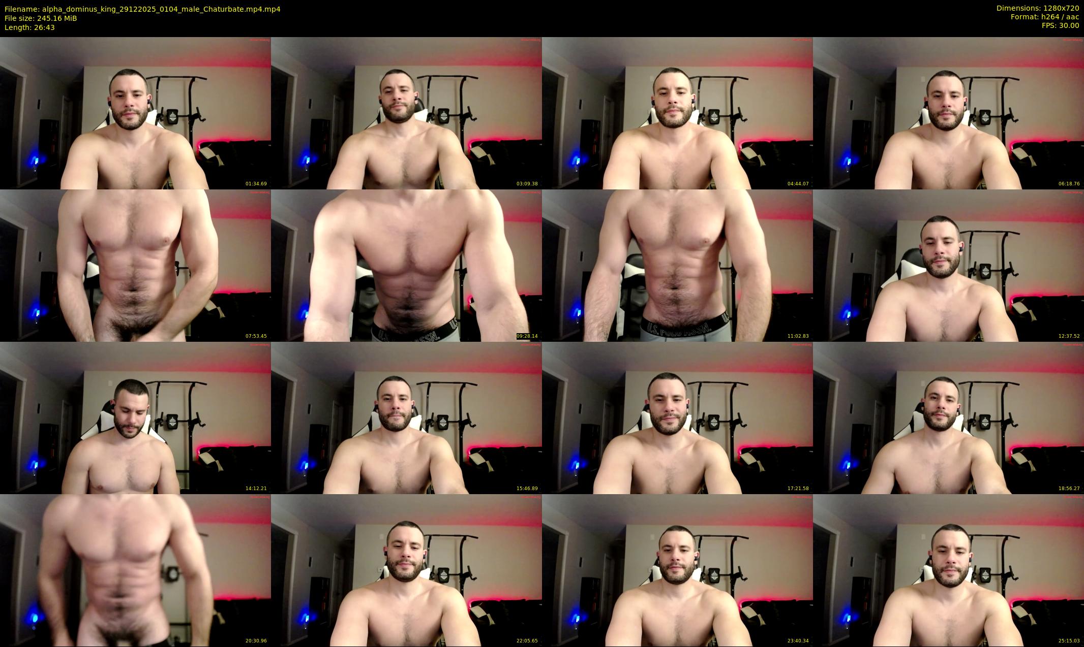 alpha_dominus_king — 27 minute Chaturbate male cam show recording, 720p, Dec 29, 2025