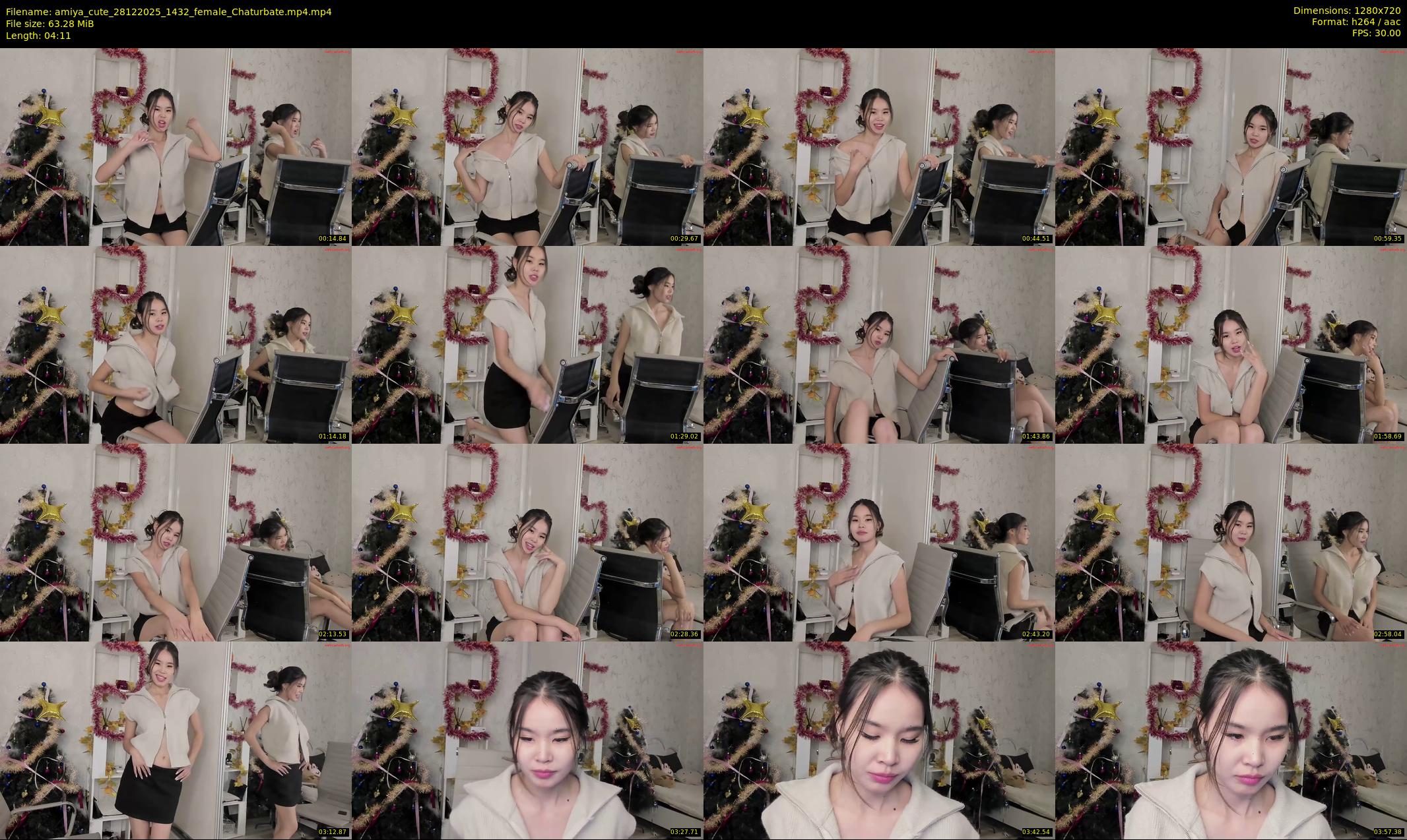 amiya_cute — 5 minute Chaturbate female cam show recording, 720p, Dec 28, 2025