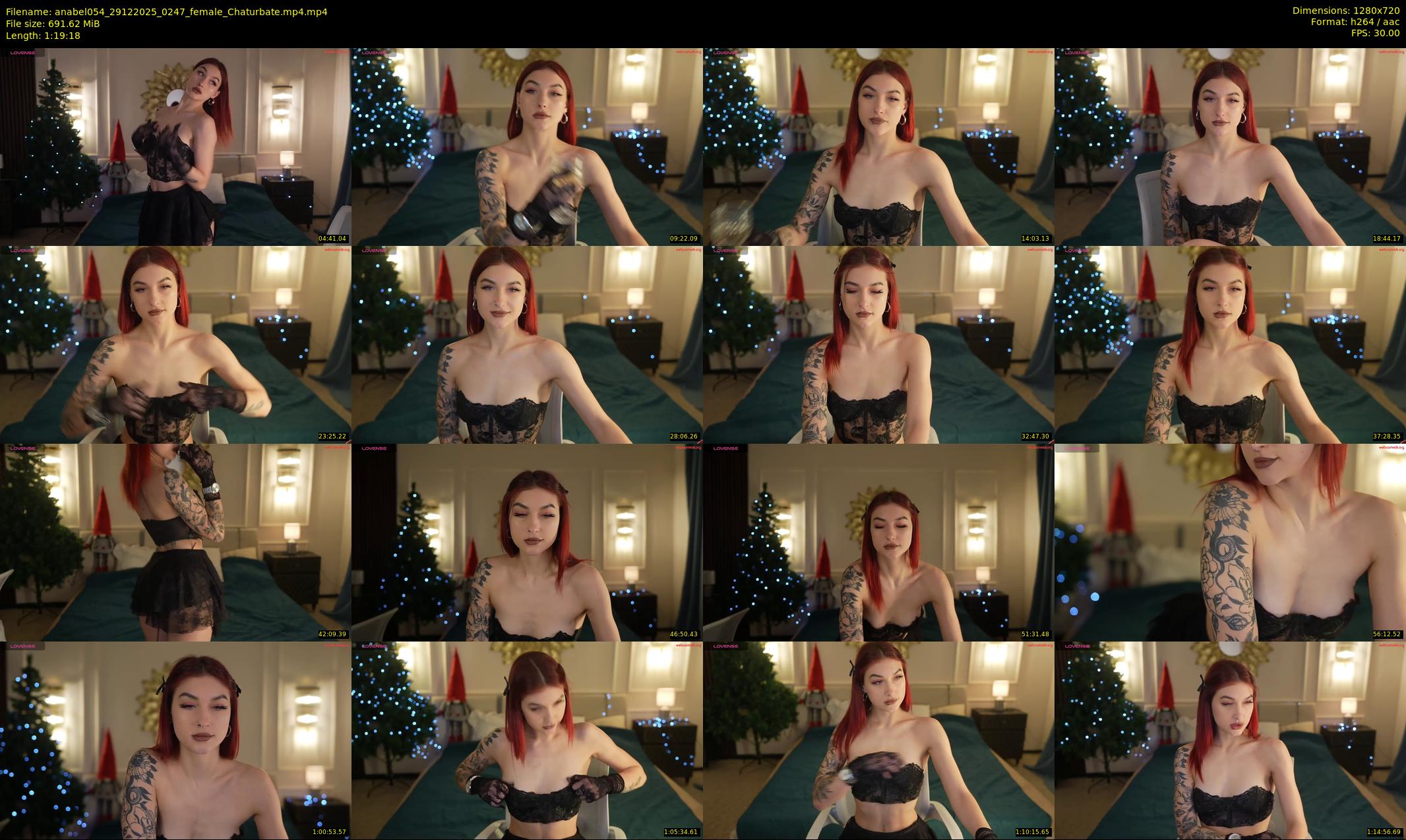 anabel054 — 80 minute Chaturbate female cam show recording, 720p, Dec 29, 2025