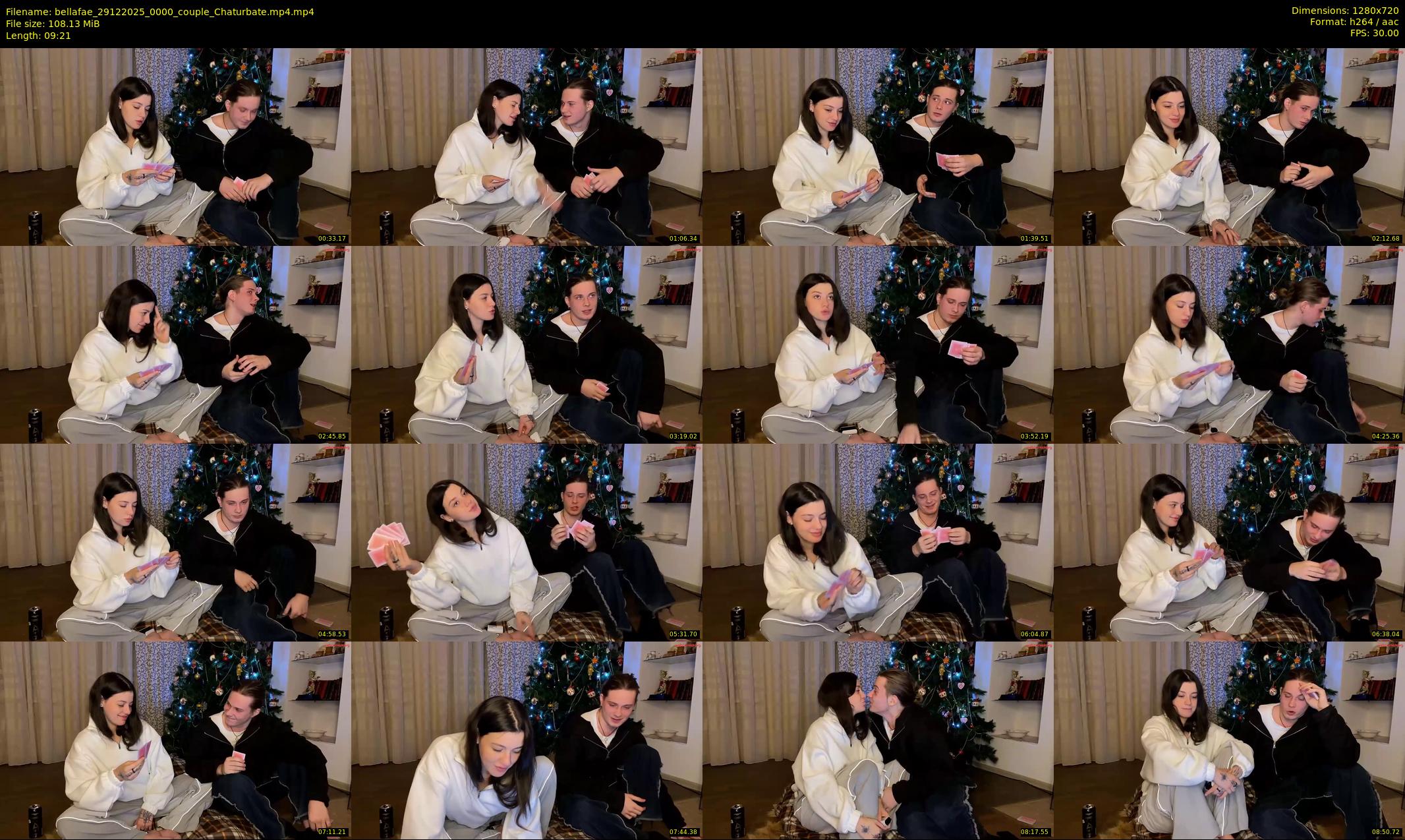 bellafae — 10 minute Chaturbate couple cam show recording, 720p, Dec 29, 2025