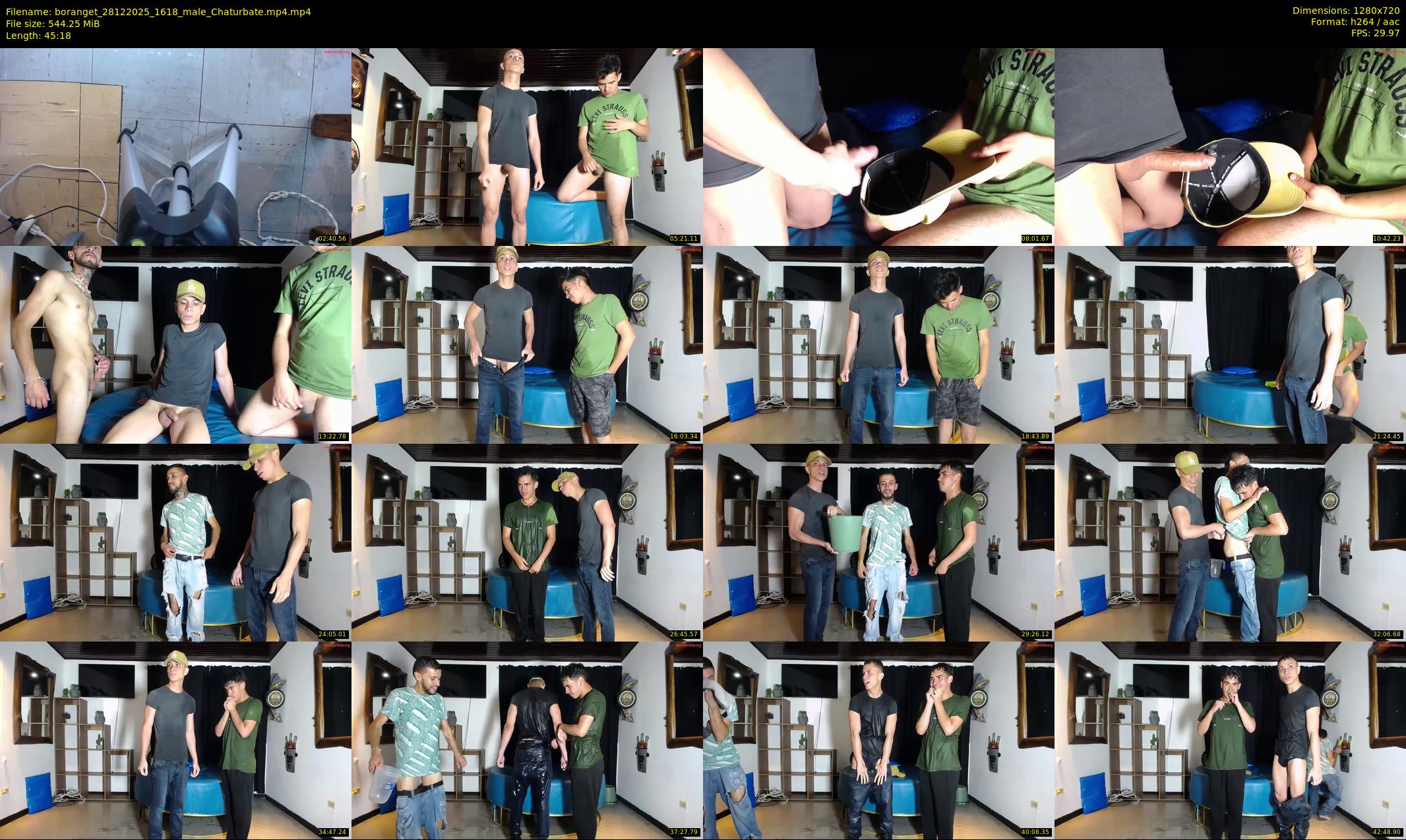 boranget — 46 minute Chaturbate male cam show recording, 720p, Dec 28, 2025