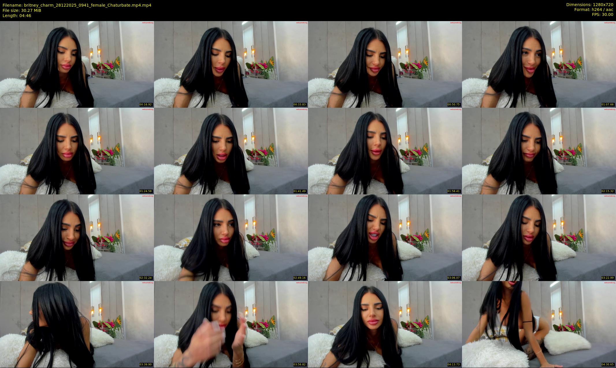 britney_charm — 5 minute Chaturbate female cam show recording, 720p, Dec 28, 2025