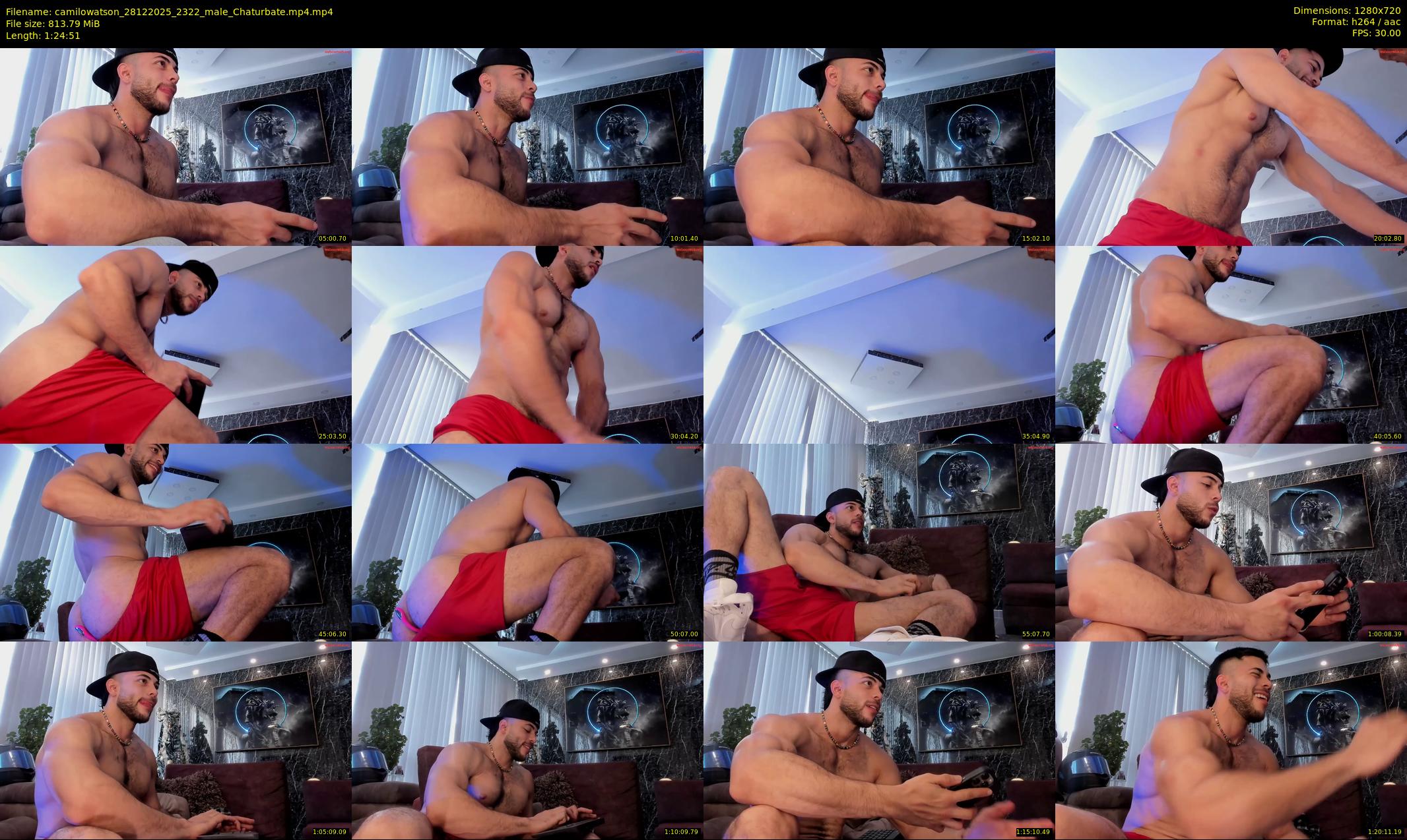 camilowatson — 85 minute Chaturbate male cam show recording, 720p, Dec 28, 2025