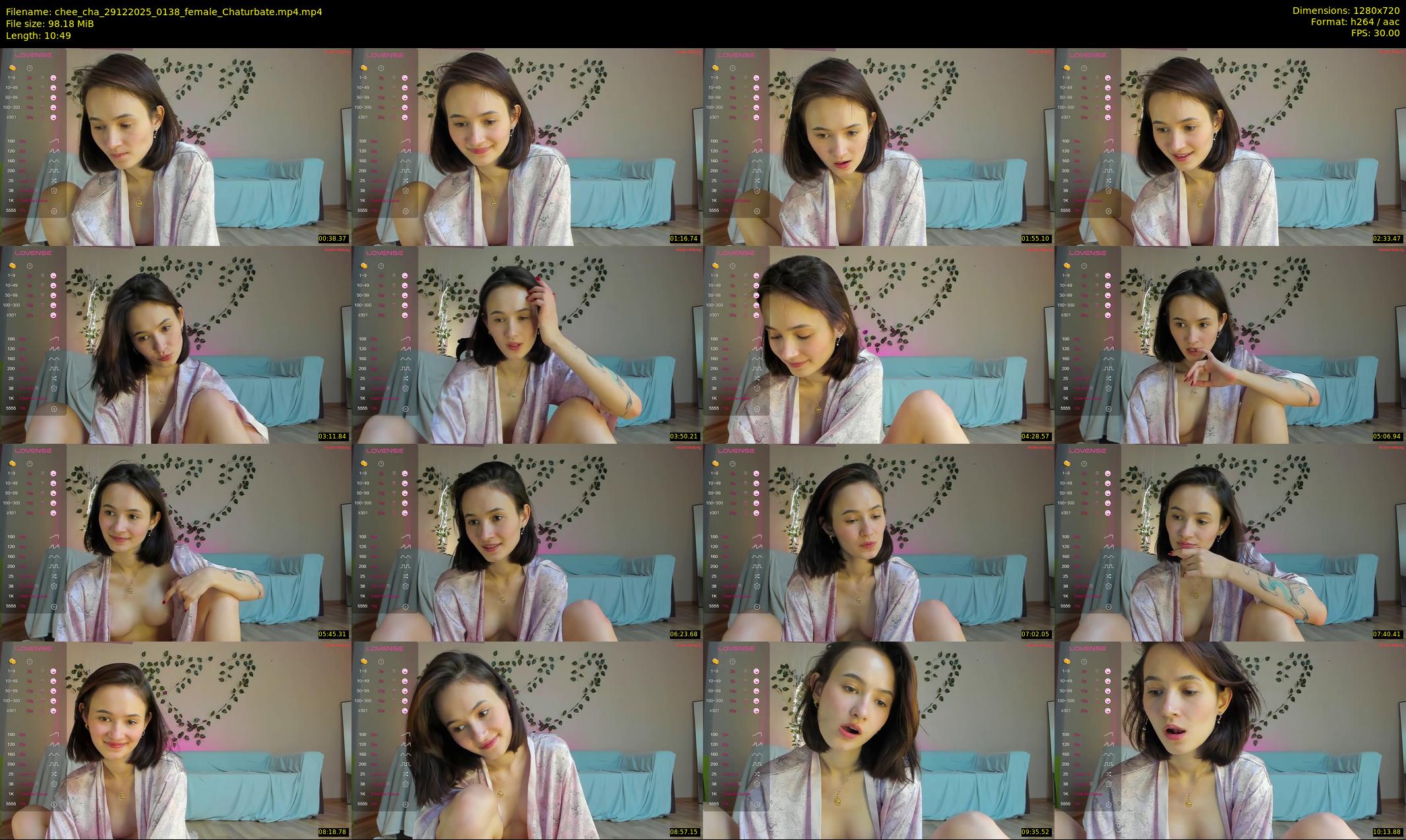 chee_cha — 11 minute Chaturbate female cam show recording, 720p, Dec 29, 2025