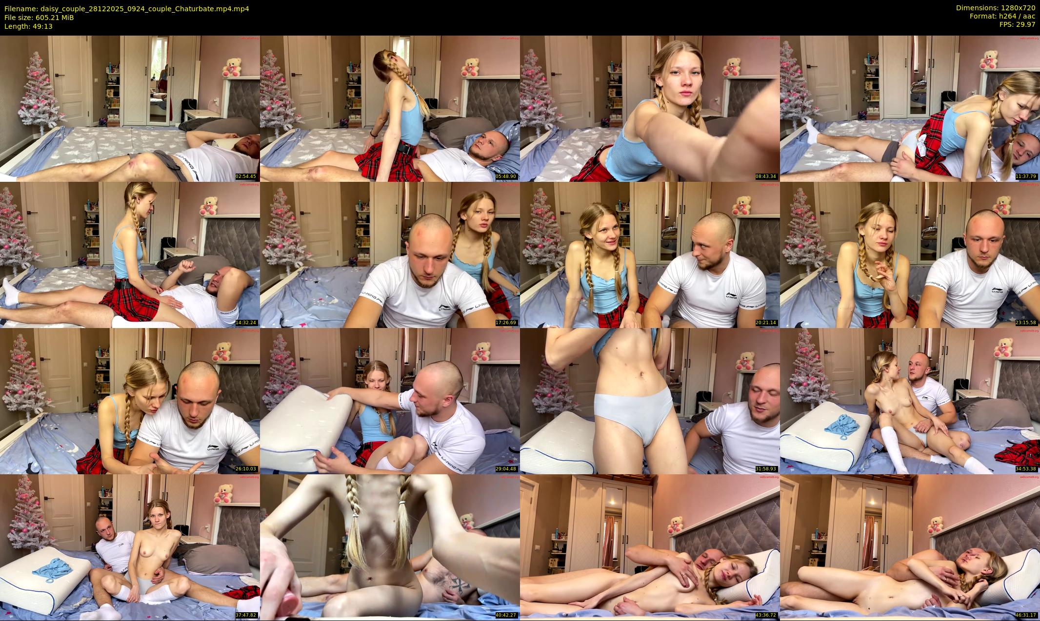 daisy_couple — 50 minute Chaturbate couple cam show recording, 720p, Dec 28, 2025
