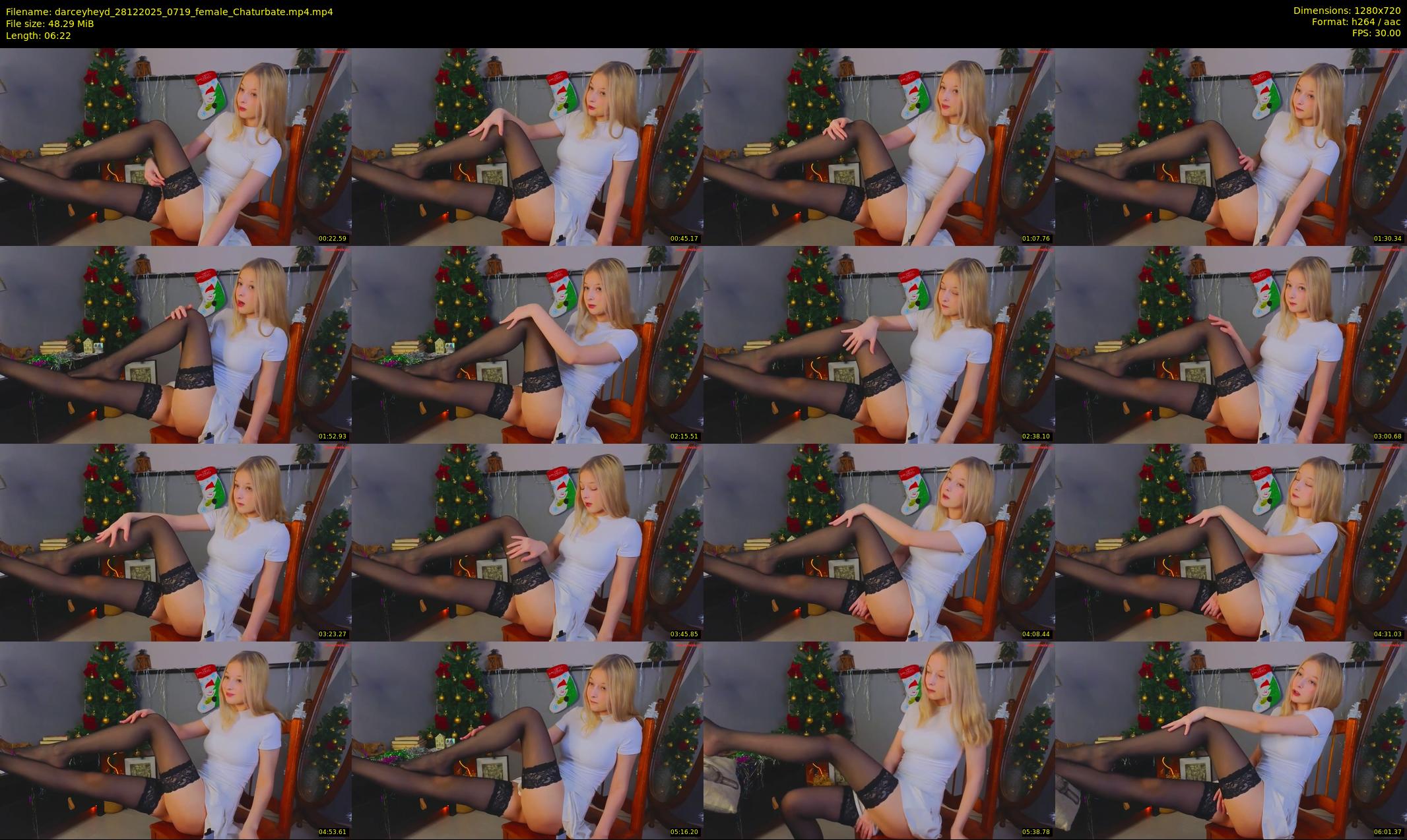 darceyheyd — 7 minute Chaturbate female cam show recording, 720p, Dec 28, 2025