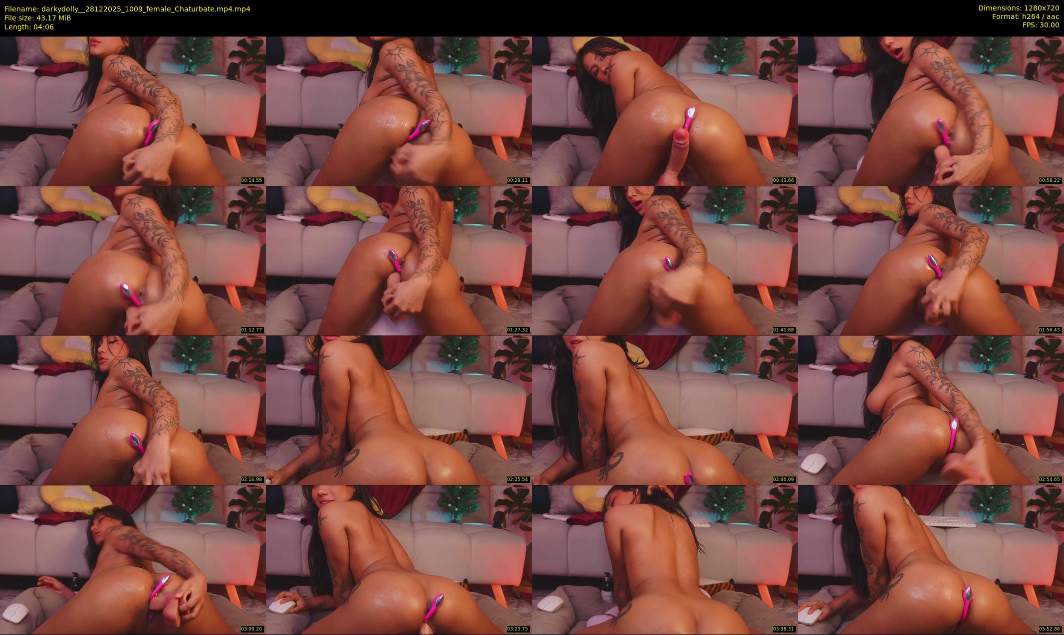 darkydolly_ — 5 minute Chaturbate female cam show recording, 720p, Dec 28, 2025