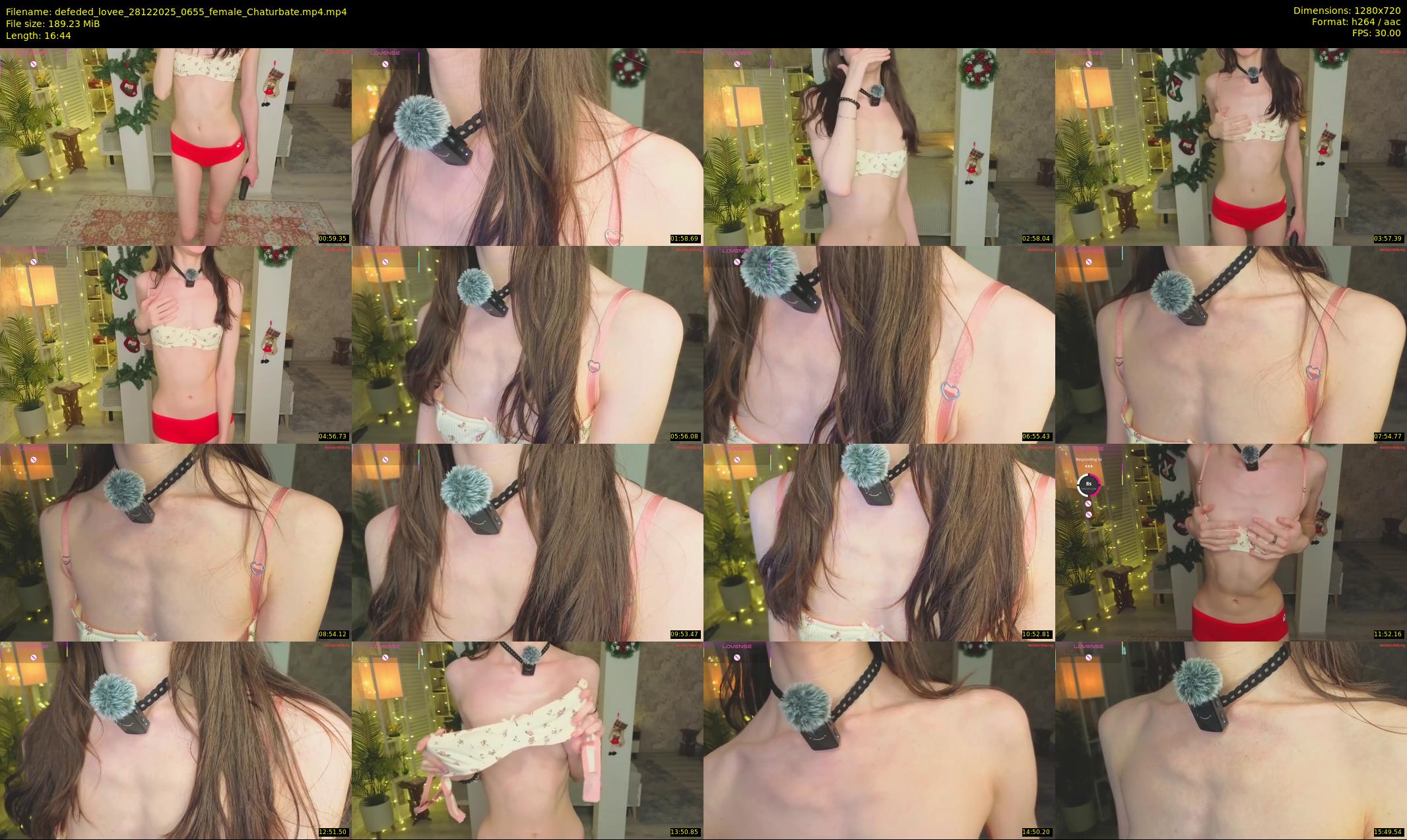 defeded_lovee — 17 minute Chaturbate female cam show recording, 720p, Dec 28, 2025