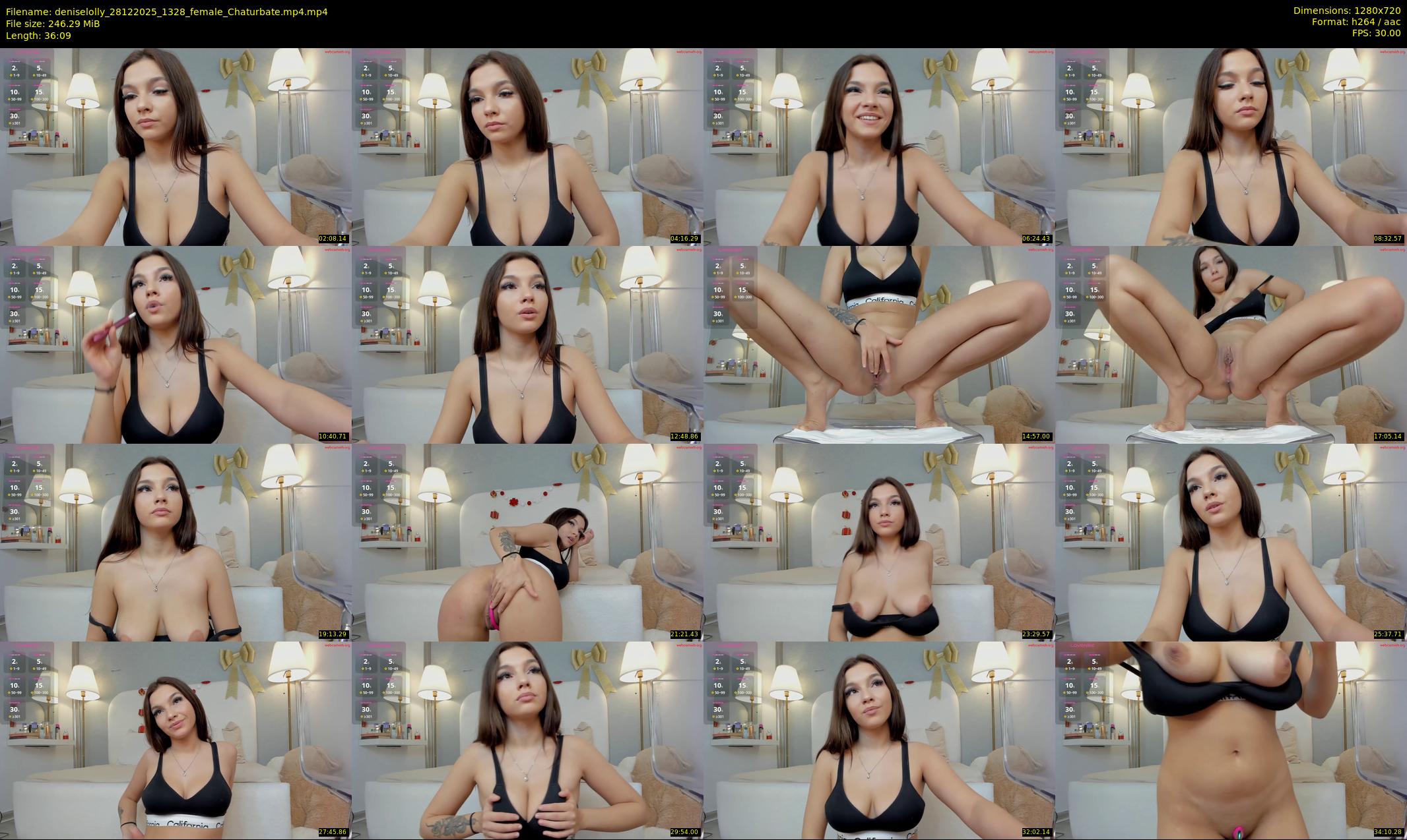 deniselolly — 37 minute Chaturbate female cam show recording, 720p, Dec 28, 2025