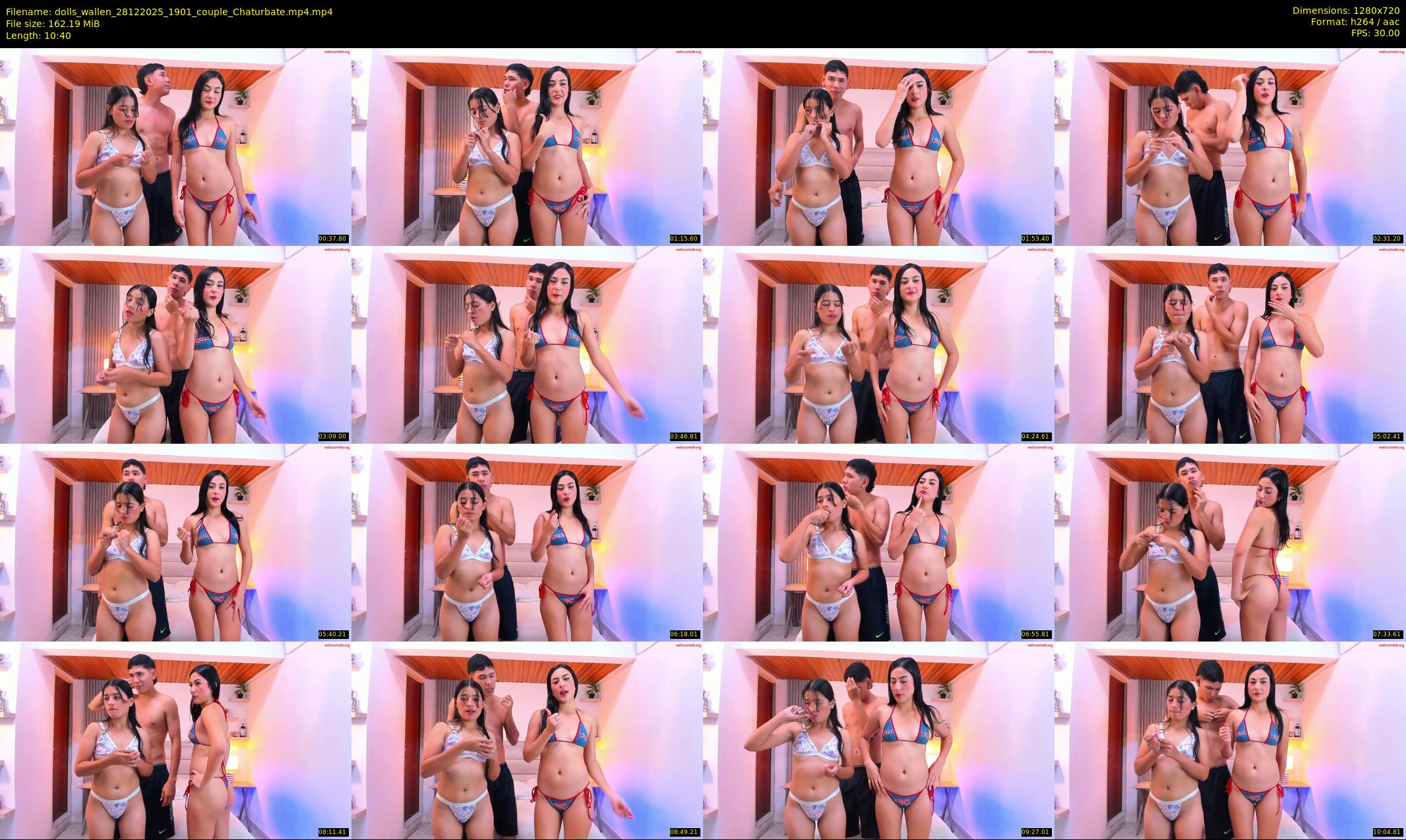 dolls_wallen — 11 minute Chaturbate couple cam show recording, 720p, Dec 28, 2025