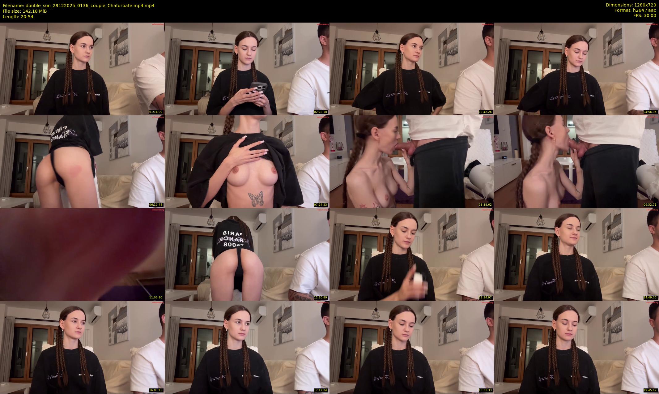 double_sun — 21 minute Chaturbate couple cam show recording, 720p, Dec 29, 2025