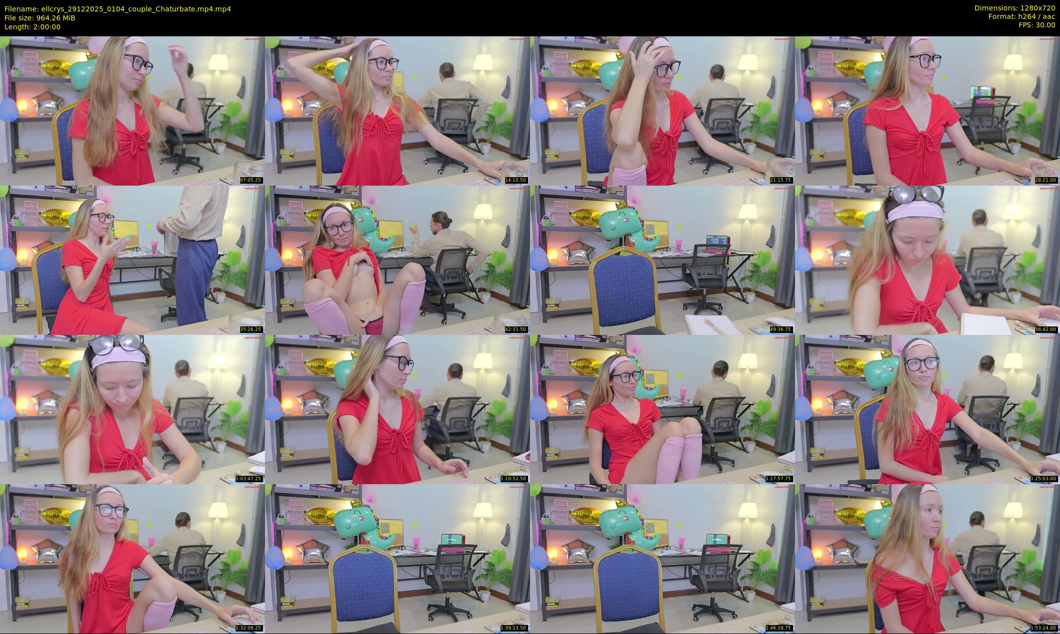 ellcrys — 120 minute Chaturbate couple cam show recording, 720p, Dec 29, 2025