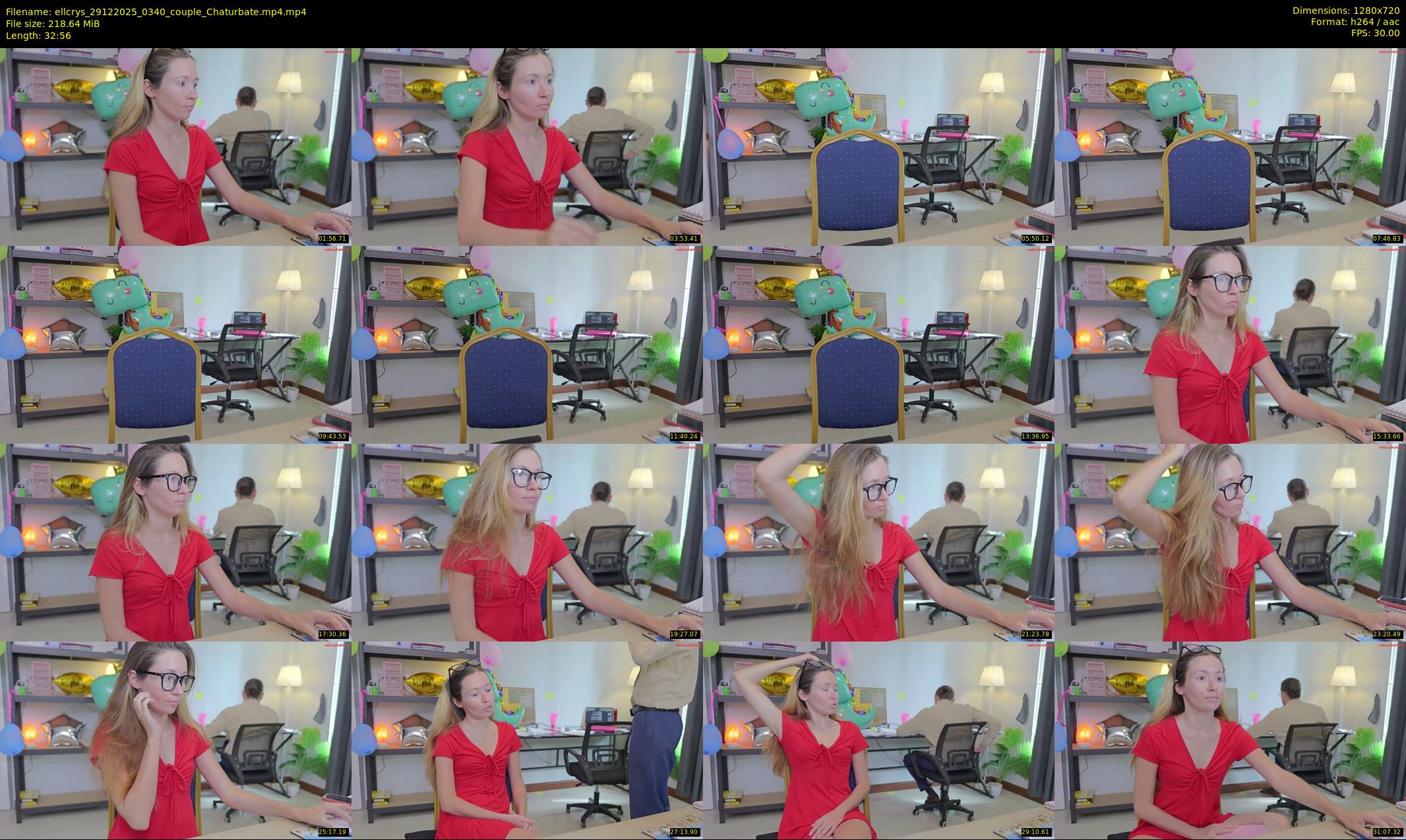 ellcrys — 33 minute Chaturbate couple cam show recording, 720p, Dec 29, 2025