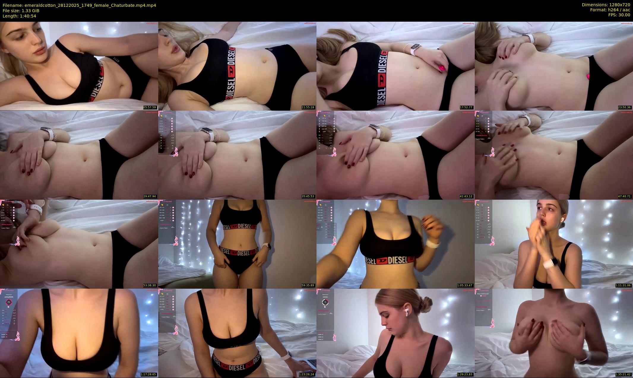 emeraldcotton — 101 minute Chaturbate female cam show recording, 720p, Dec 28, 2025