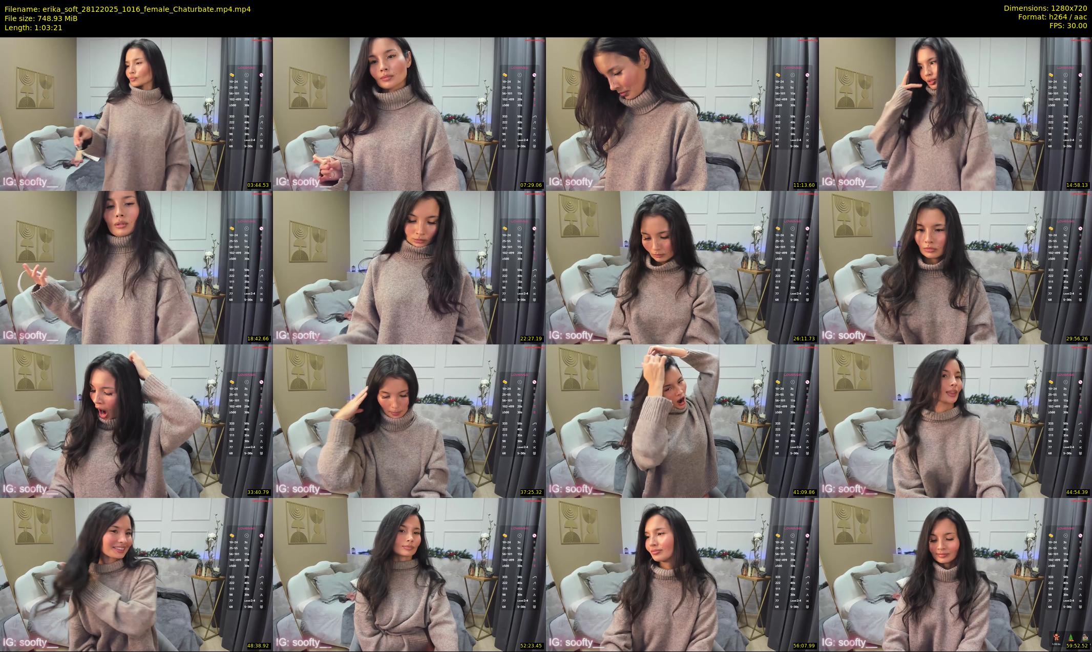 erika_soft — 64 minute Chaturbate female cam show recording, 720p, Dec 28, 2025