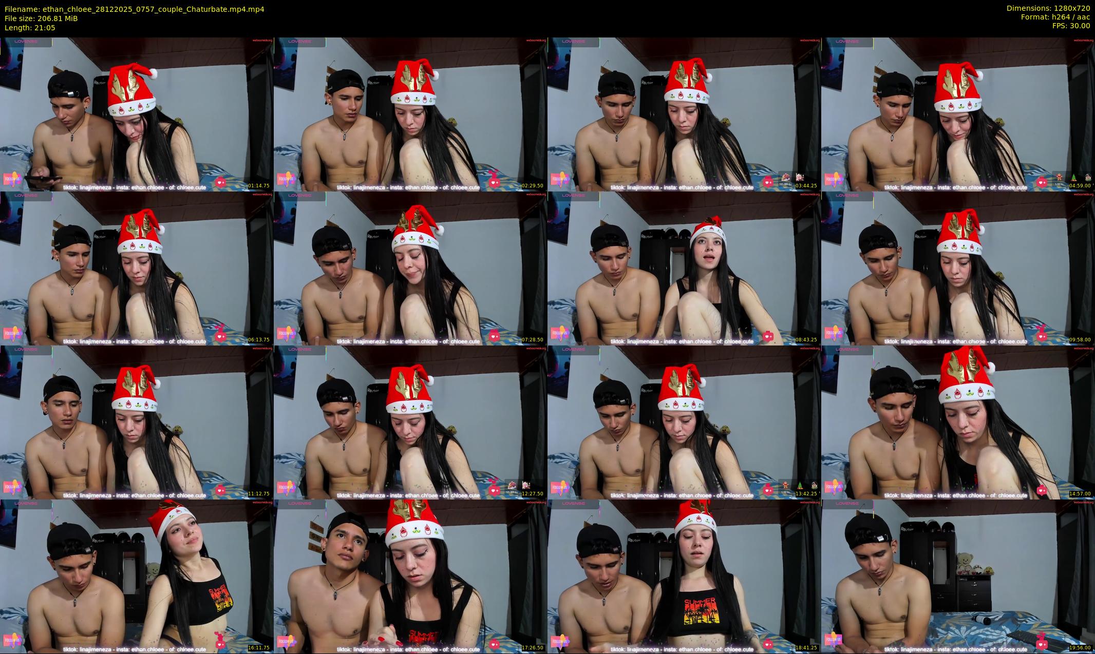 ethan_chloee — 22 minute Chaturbate couple cam show recording, 720p, Dec 28, 2025