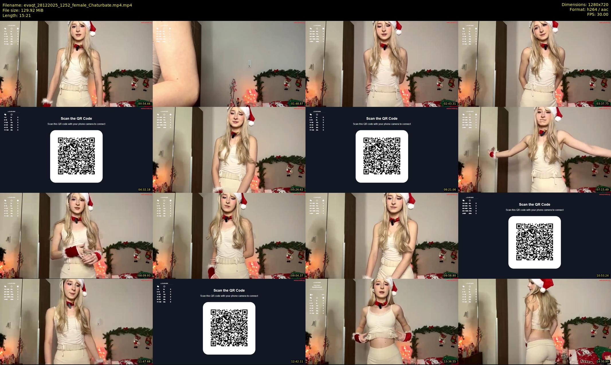 evaqt — 16 minute Chaturbate female cam show recording, 720p, Dec 28, 2025
