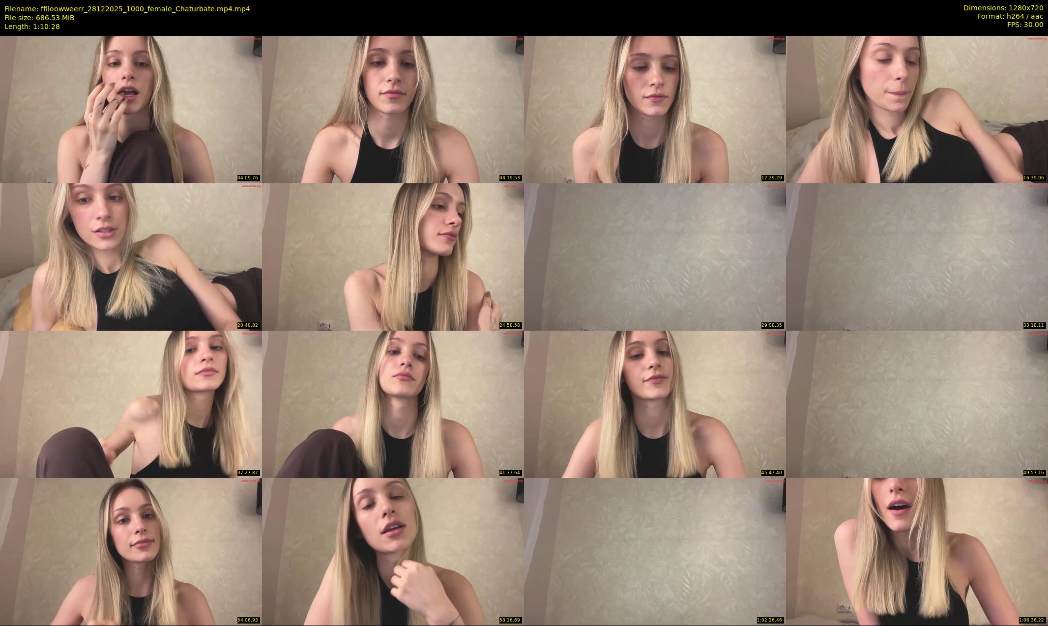 fflloowweerr — 71 minute Chaturbate couple cam show recording, 720p, Dec 28, 2025