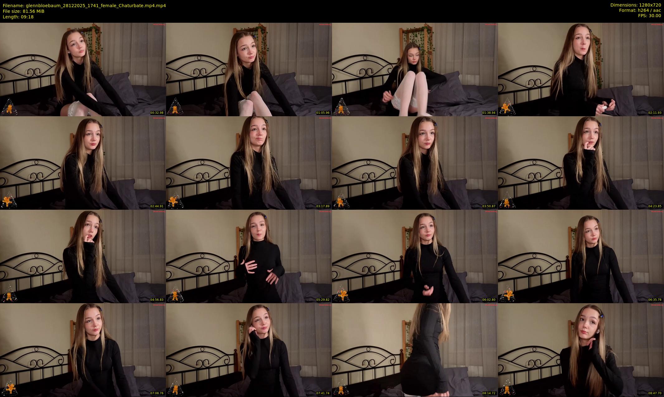 glennbloebaum — 10 minute Chaturbate female cam show recording, 720p, Dec 28, 2025