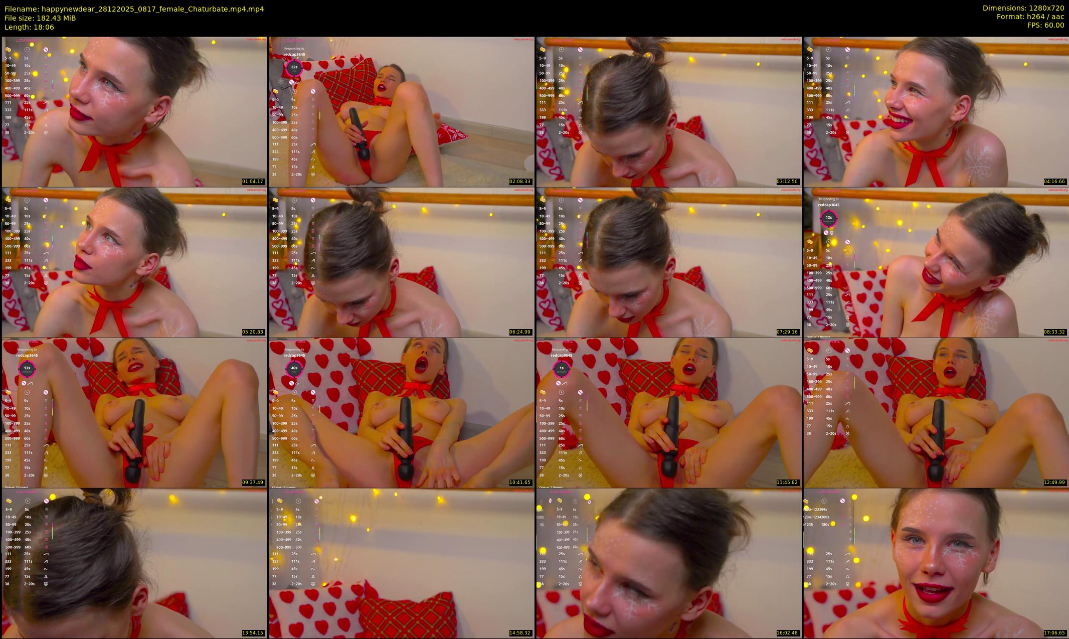 happynewdear — 19 minute Chaturbate female cam show recording, 720p, Dec 28, 2025