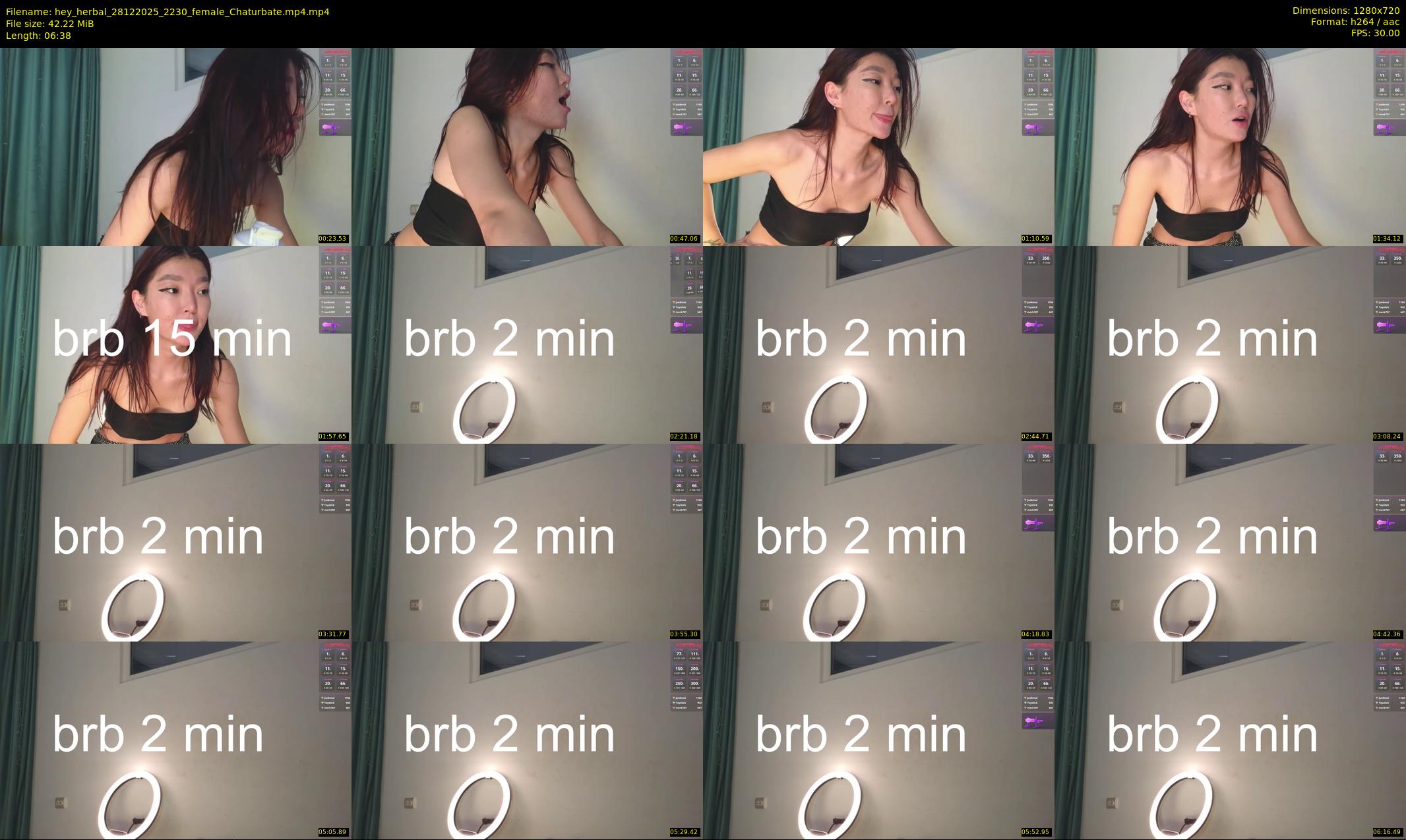 hey_herbal — 7 minute Chaturbate female cam show recording, 720p, Dec 28, 2025