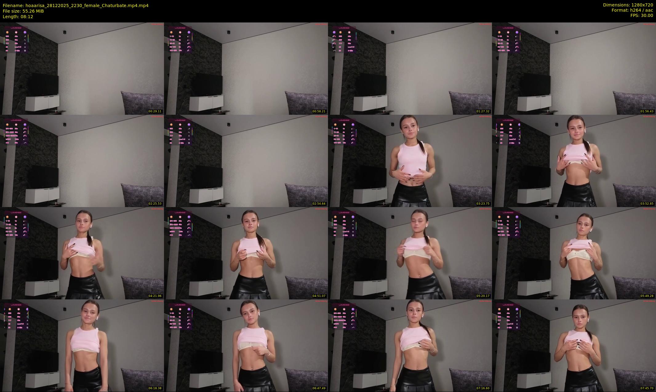 hoaarisa — 9 minute Chaturbate female cam show recording, 720p, Dec 28, 2025