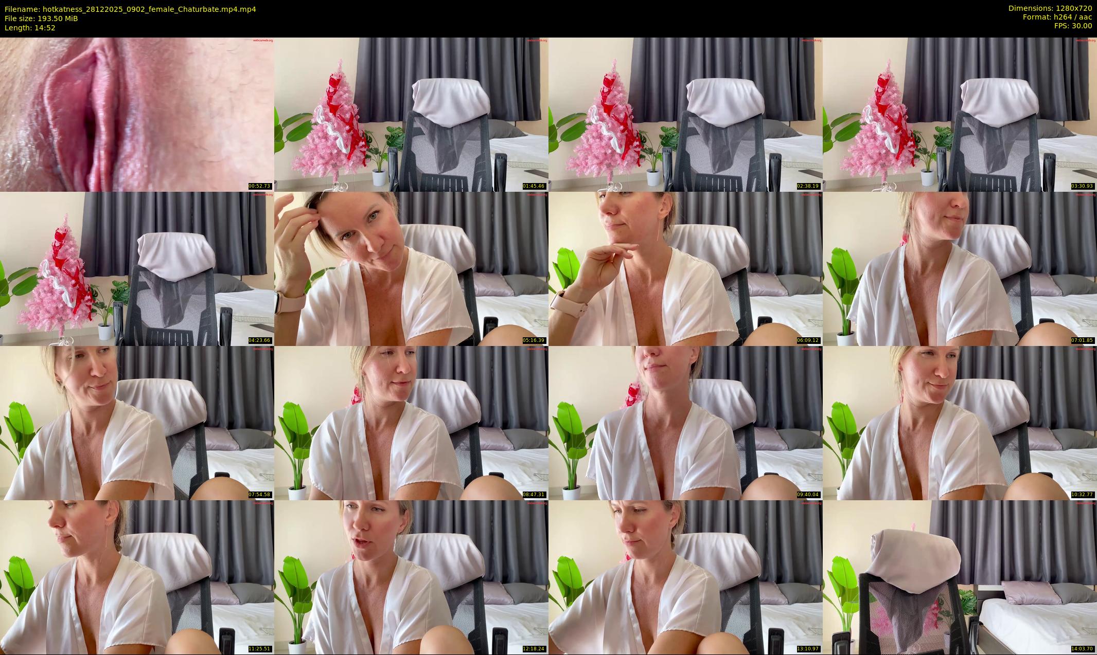 hotkatness — 15 minute Chaturbate female cam show recording, 720p, Dec 28, 2025