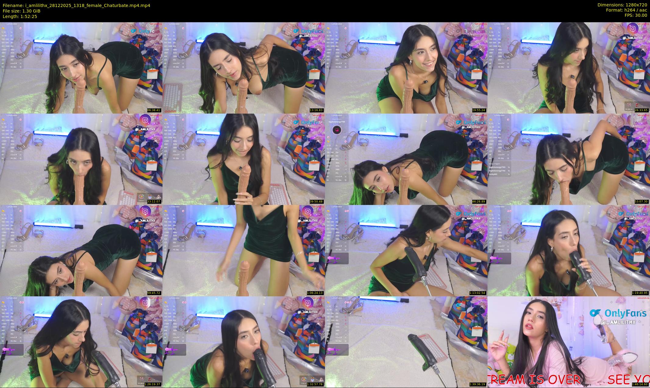 i_amlilithx — 113 minute Chaturbate female cam show recording, 720p, Dec 28, 2025