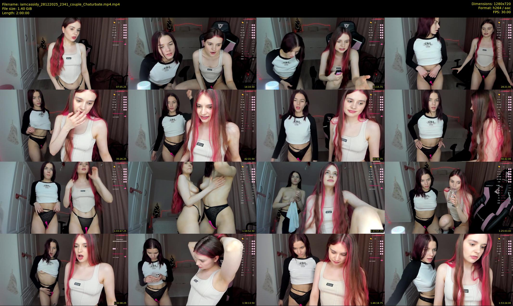 iamcassidy — 120 minute Chaturbate female cam show recording, 720p, Dec 28, 2025